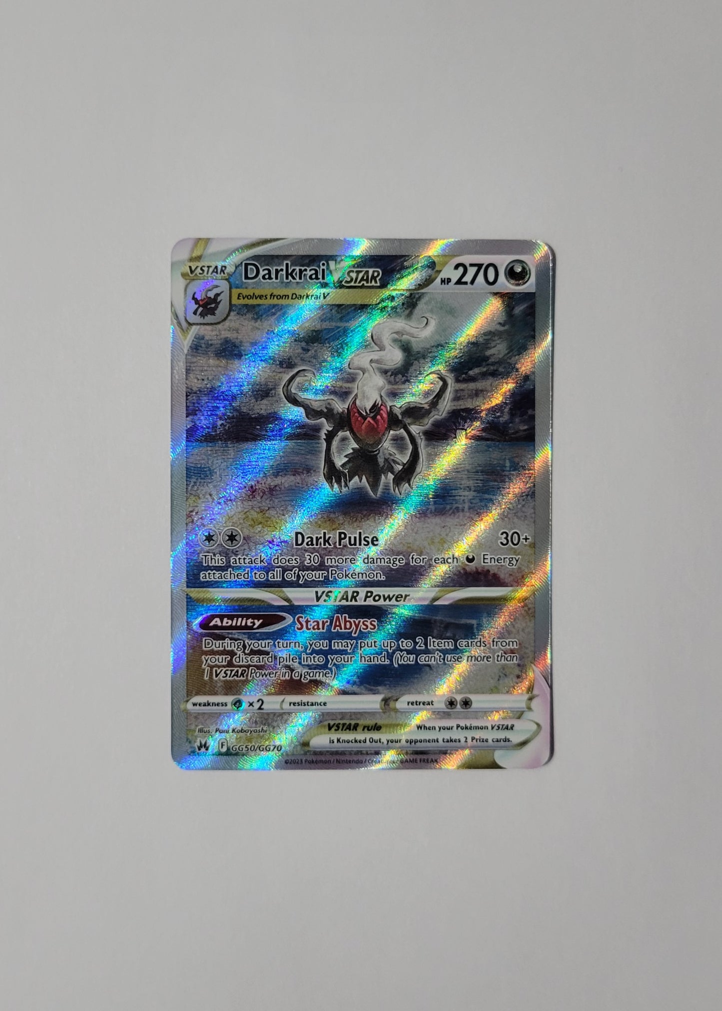 Darkrai VSTAR GG50/GG70 - Crown Zenith: Galarian Gallery
