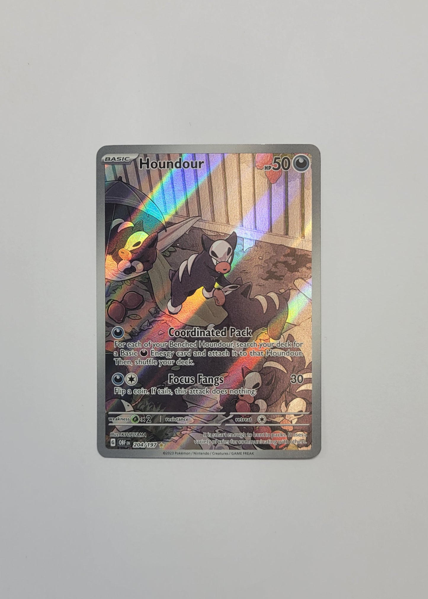 Houndour 204/197 - Obsidian Flames