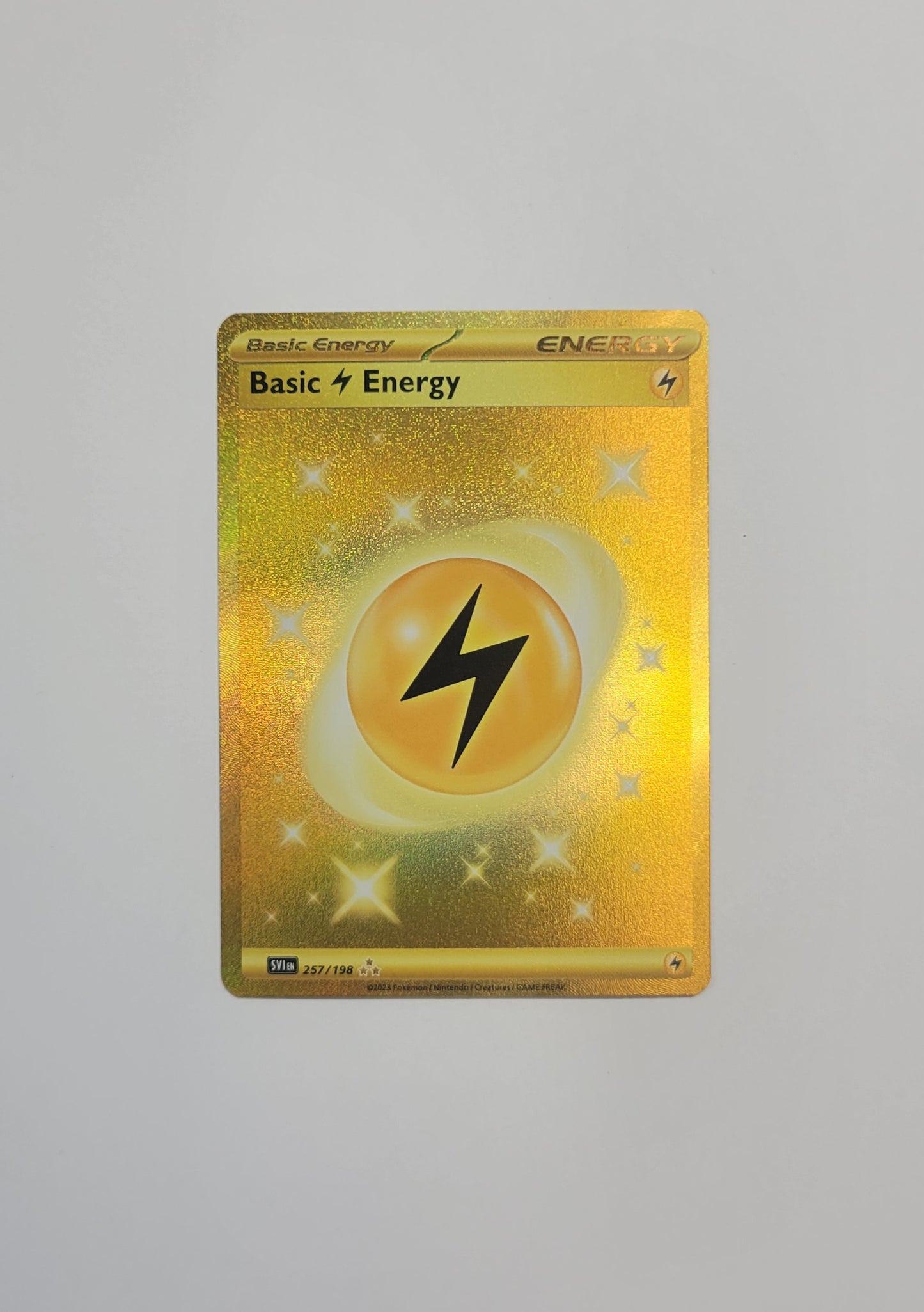 Basic Lightning Energy 257/198 - Hyper Rare - Scarlet & Violet