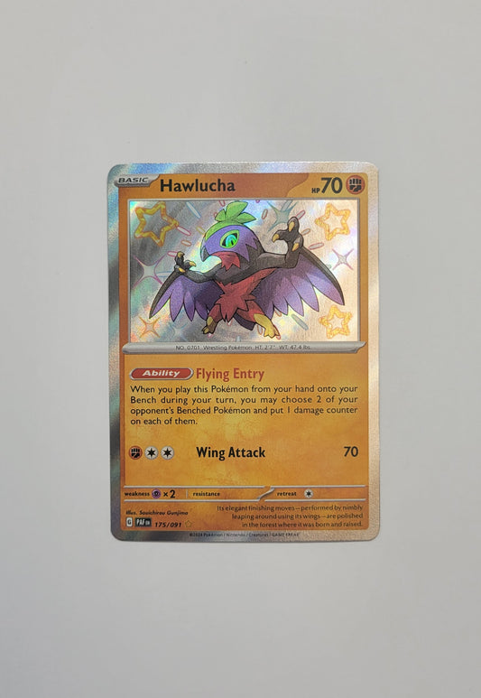 Hawlucha 175/091 - Shiny Rare - Paldean Fates