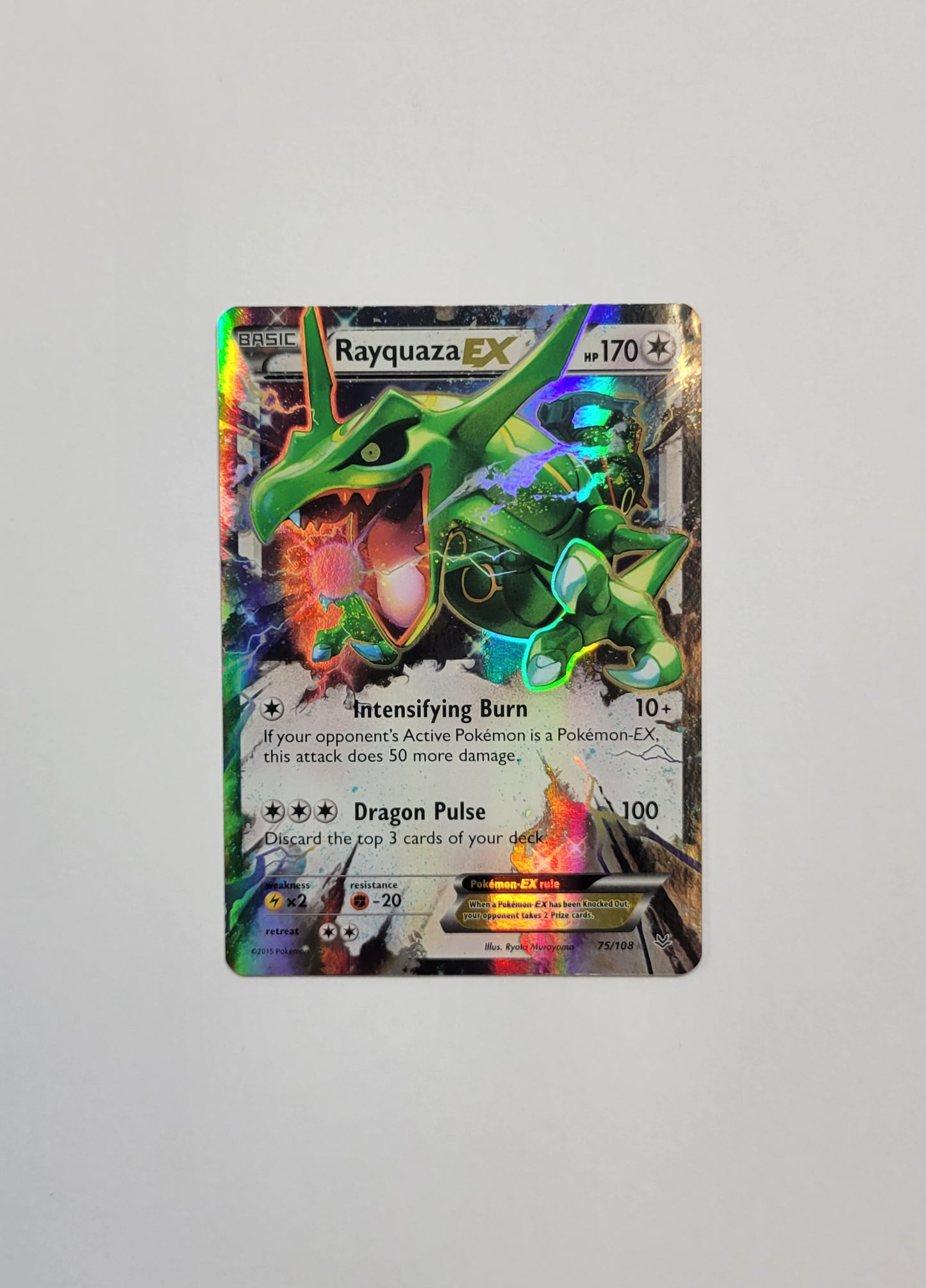 Rayquaza EX 75/108 - Roaring Skies