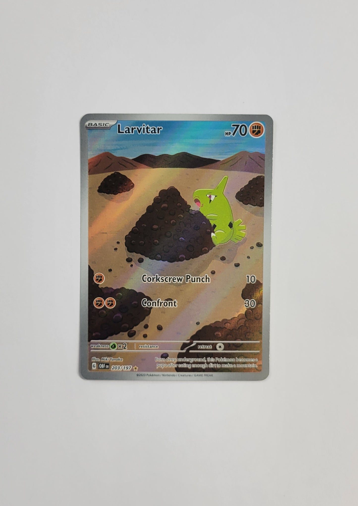 Larvitar 203/197 - Obsidian Flames
