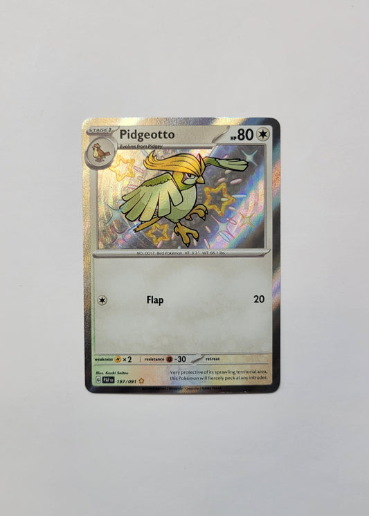 Pidgeotto 197/091 - Paldean Fates