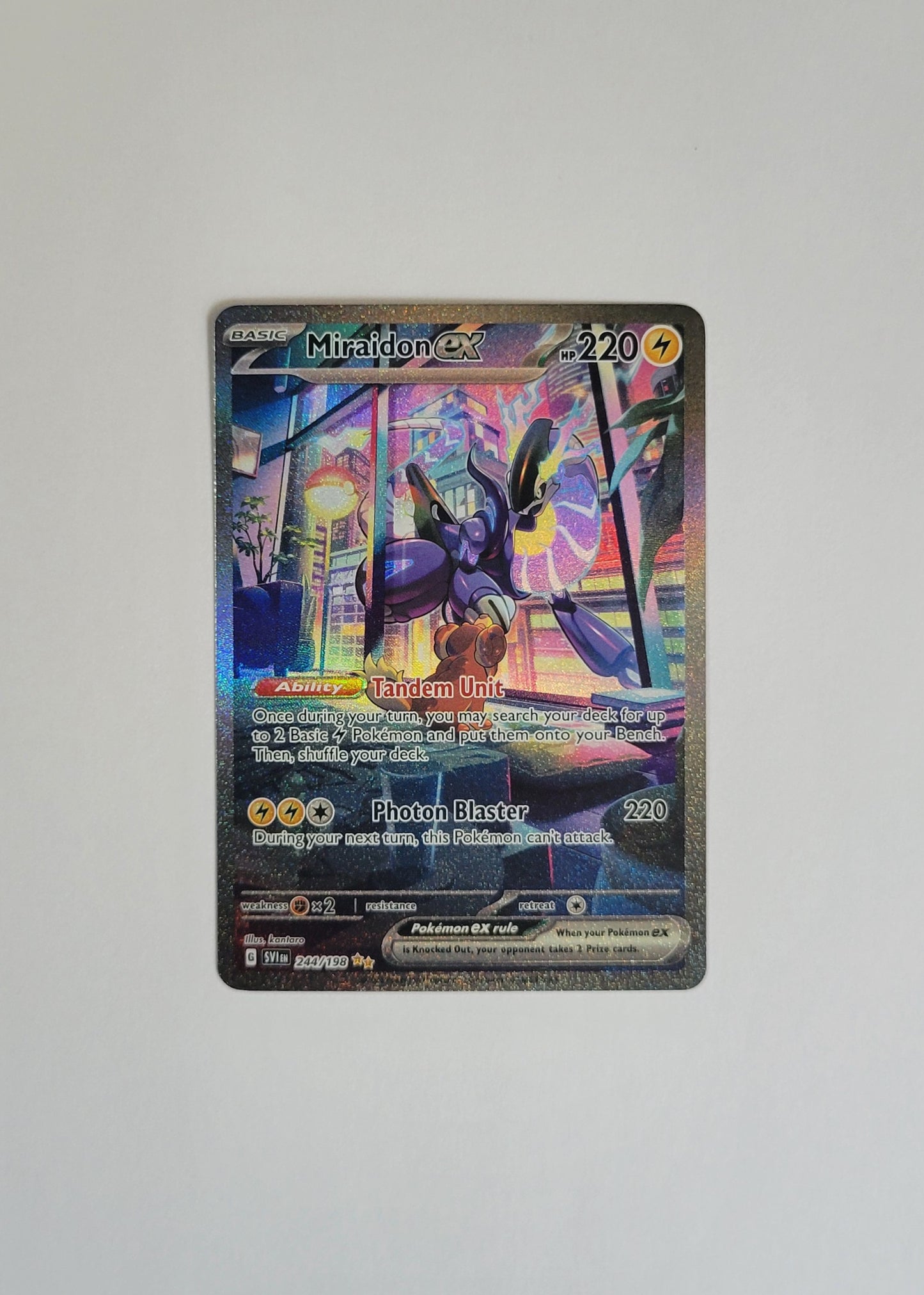 Miraidon ex 244/198 - Scarlet & Violet