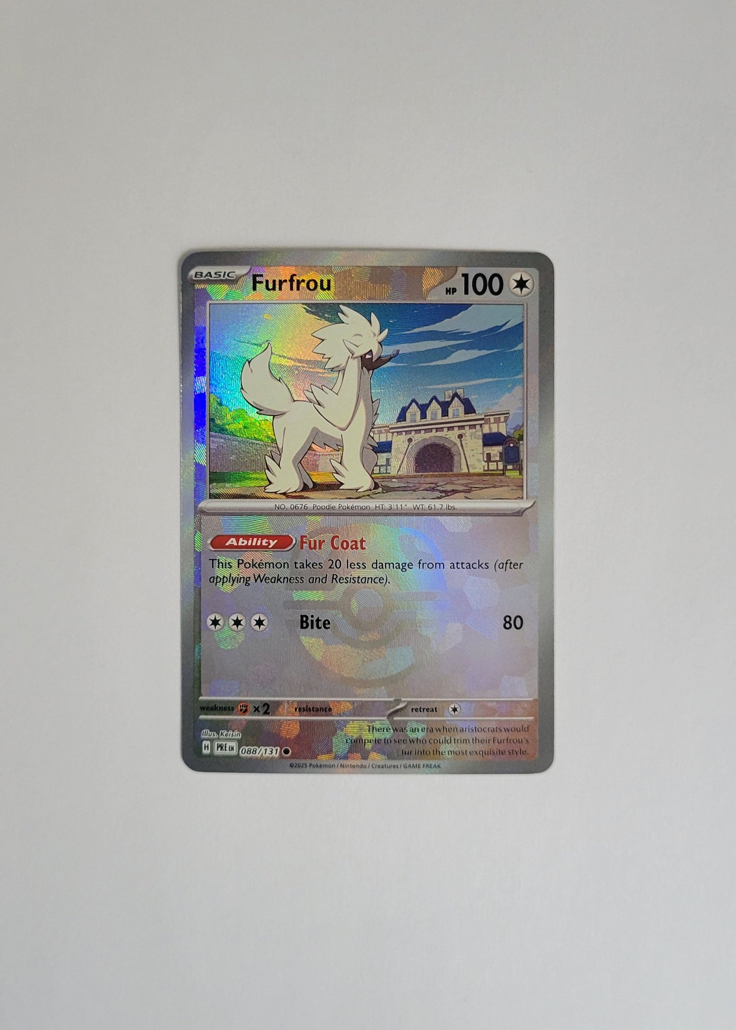 Furfrou 088/131 (Master Ball) - Prismatic Evolutions