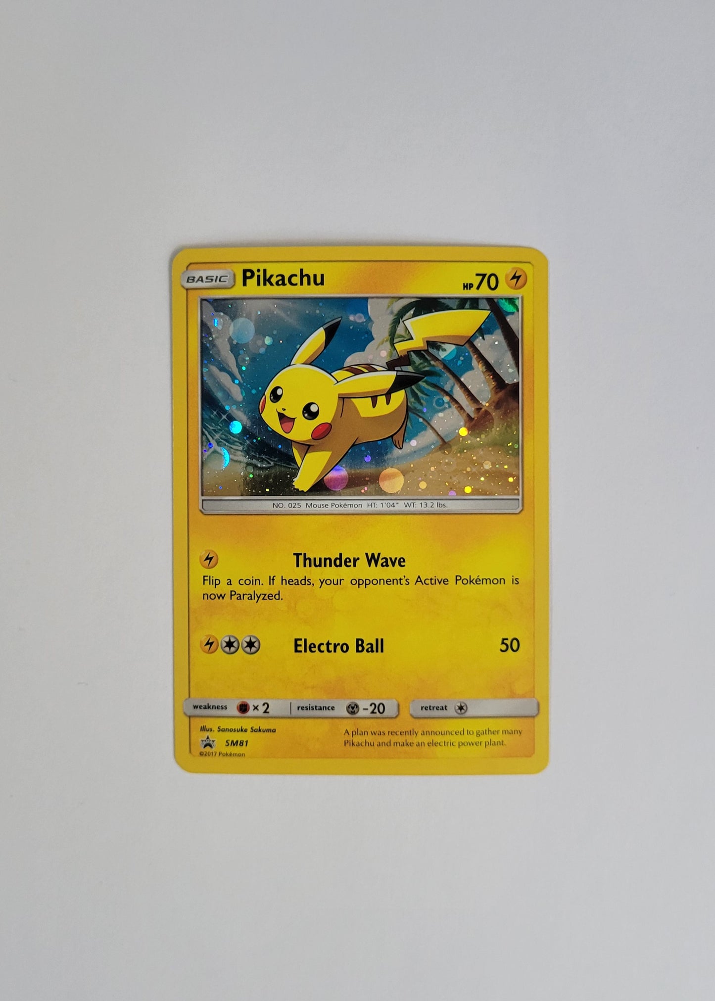 Pikachu SM81 - Black Star Promo