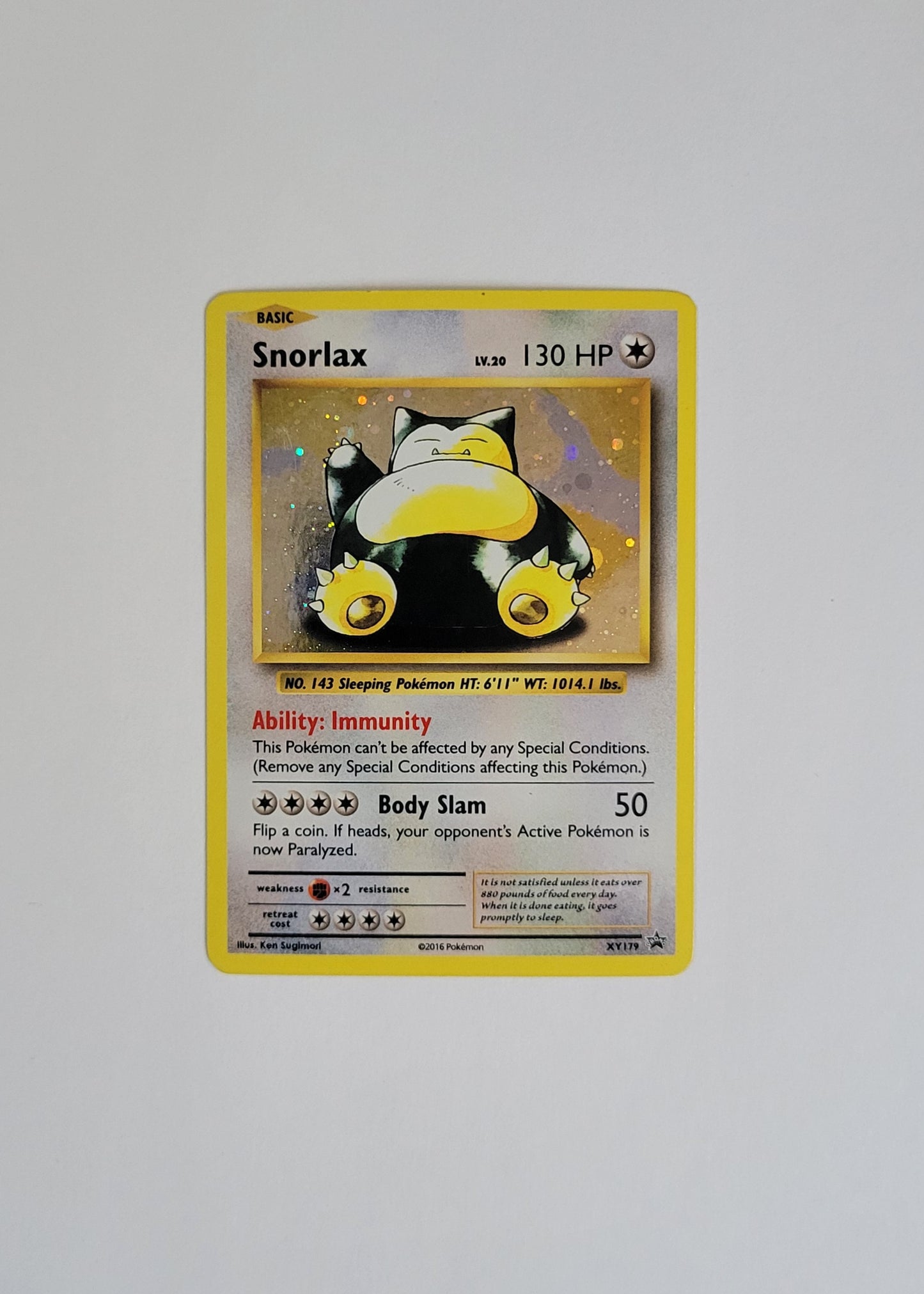 Snorlax XY179 - Black Star Promo