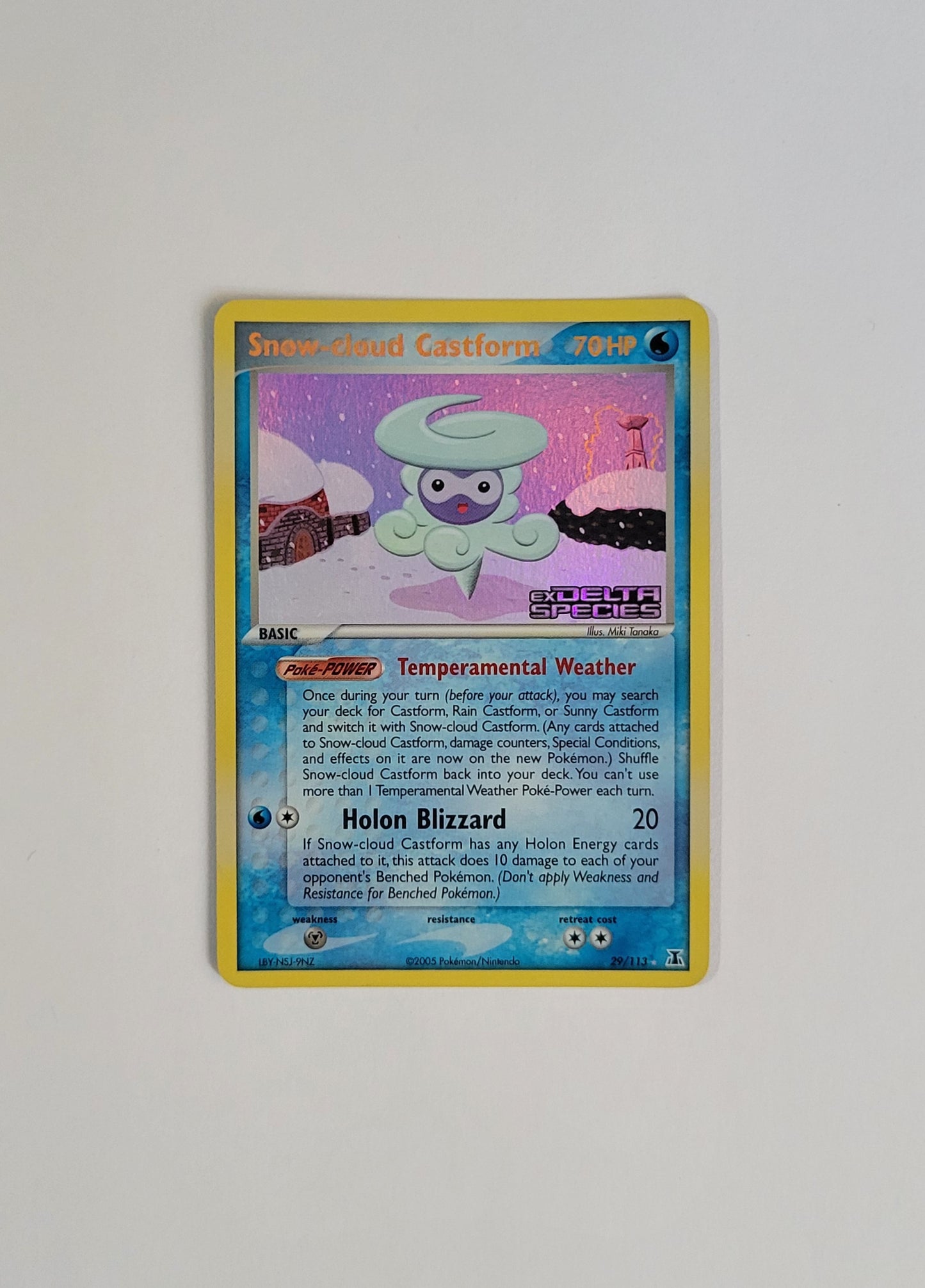 Snow-cloud Castform 29/113 - EX Delta Species