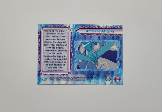 Articuno Attacks 38 - Topps Pokémon The Movie 2000