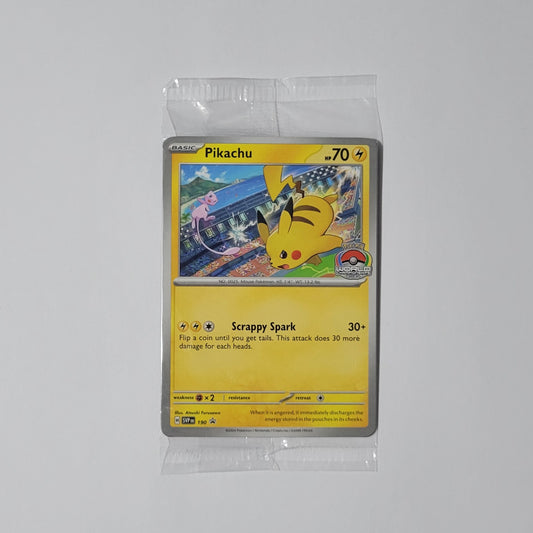 Pikachu SVP190 (World Championship 2024 Stamped, Sealed) - Black Star Promo