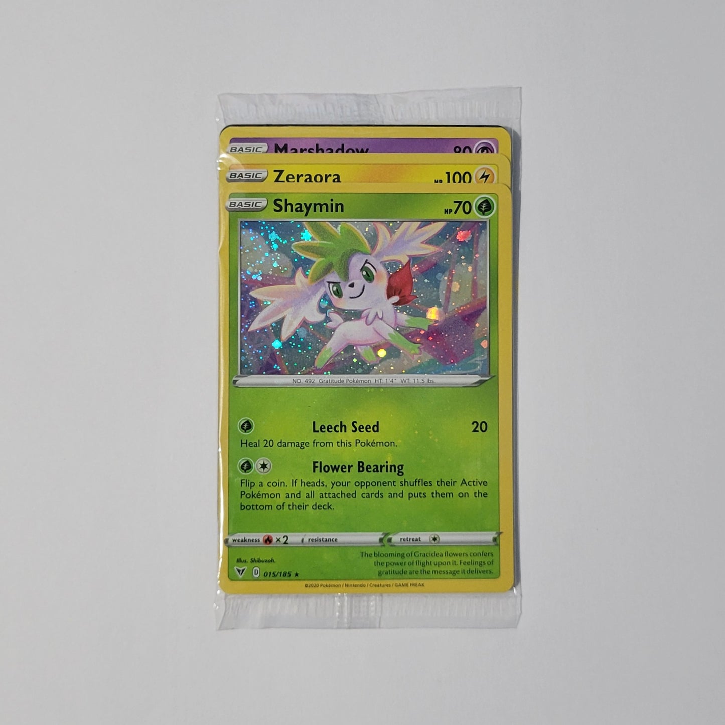 Shaymin 015/185 (Sealed) - Knock Out Collection Promo Pack