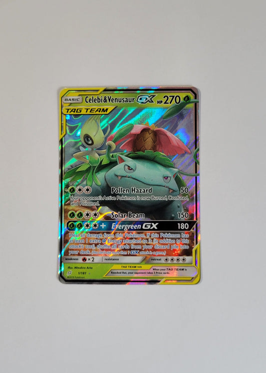 Celebi & Venusaur GX 1/181 - Team Up