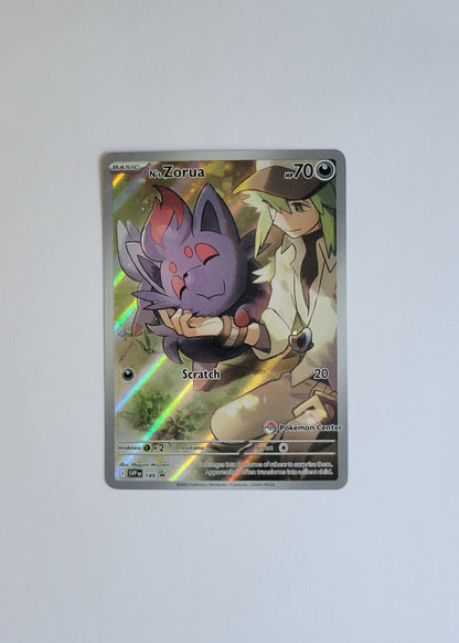 N's Zorua SVP189 (Pokemon Center Stamped) - Black Star Promo