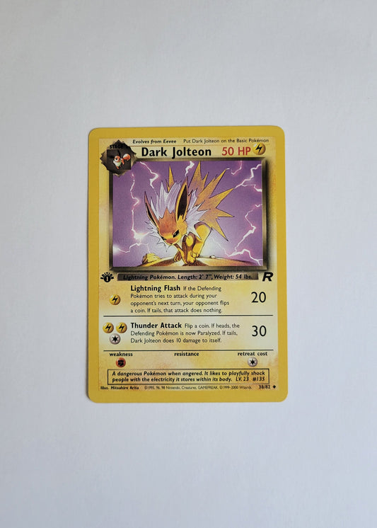 Dark Jolteon 38/82 (1st Edition) - Team Rocket