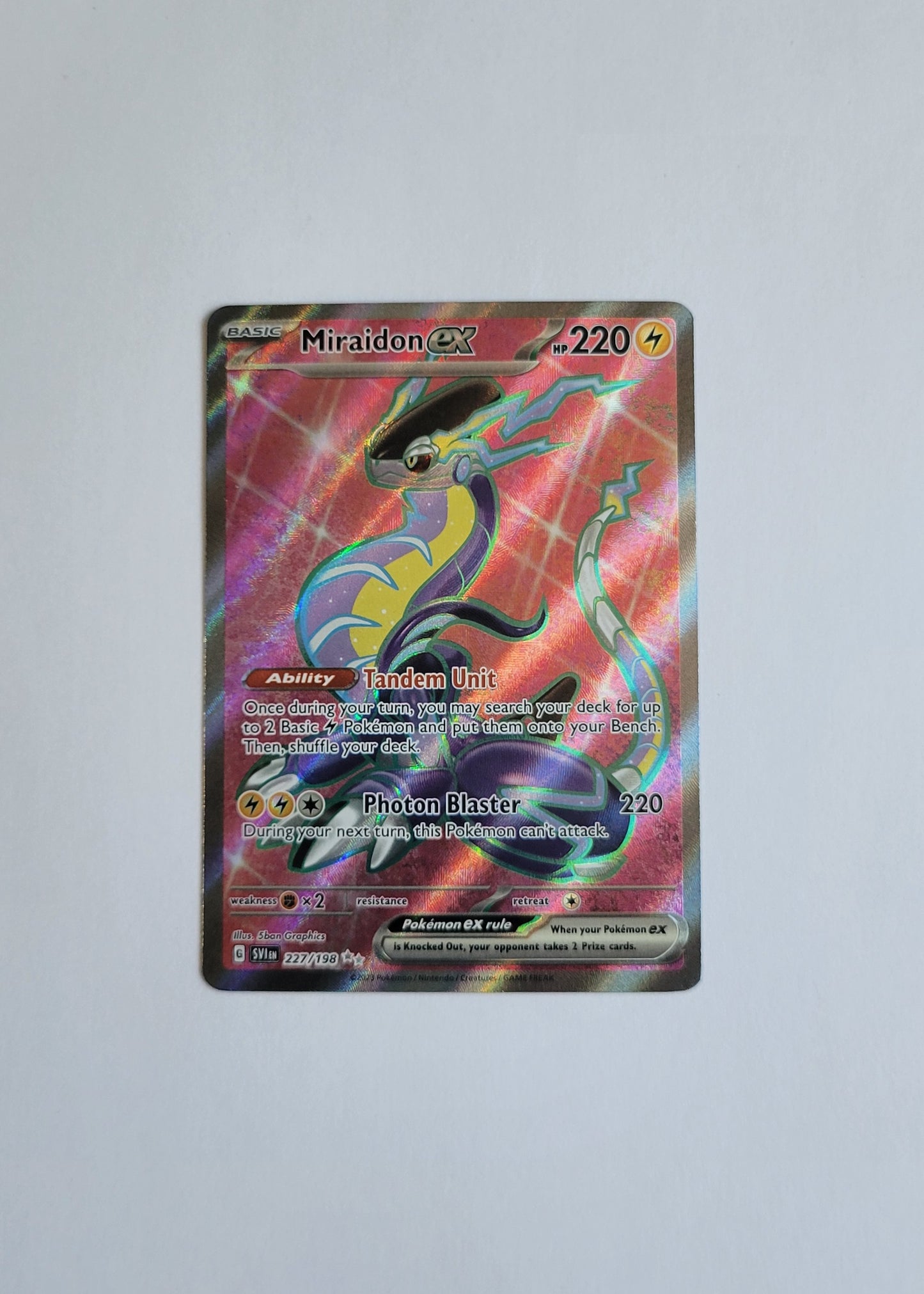 Miraidon ex 227/198 - Scarlet & Violet