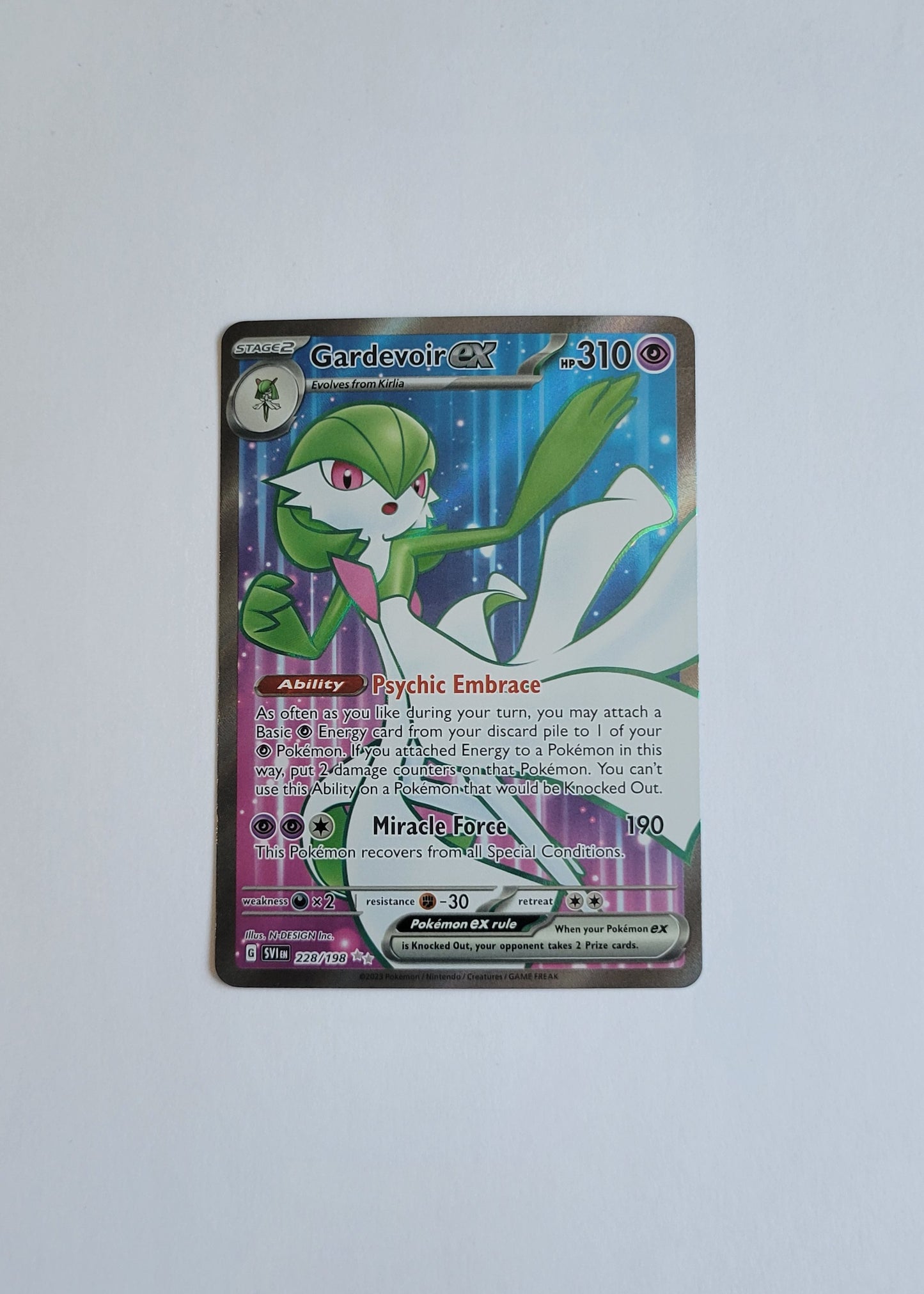 Gardevoir ex 228/198 - Scarlet & Violet