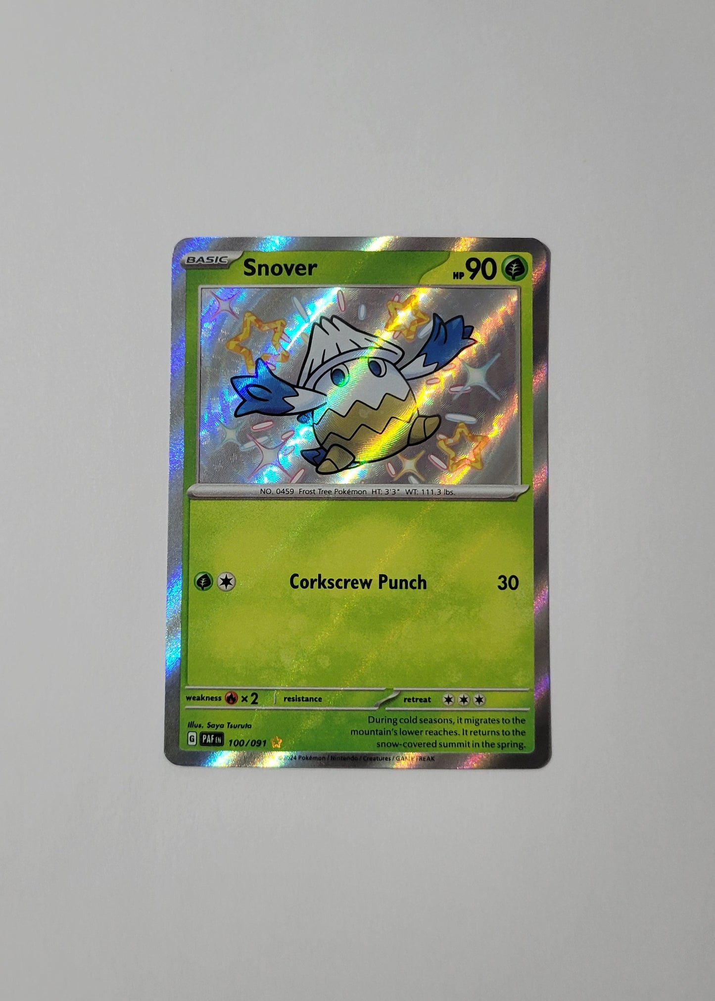 Snover 100/091 - Paldean Fates