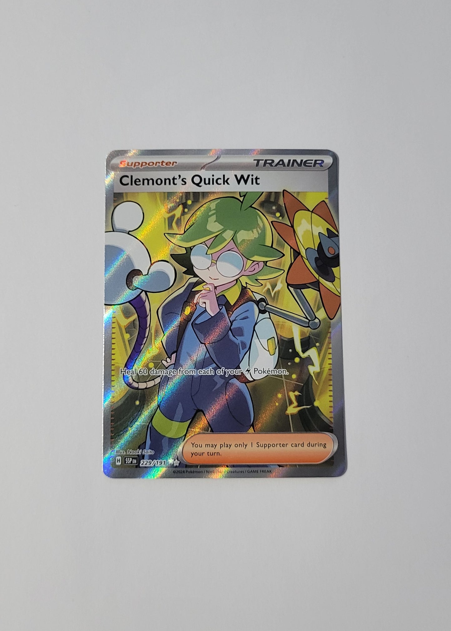 Clemont's Quick Wit 229/191 - Surging Sparks