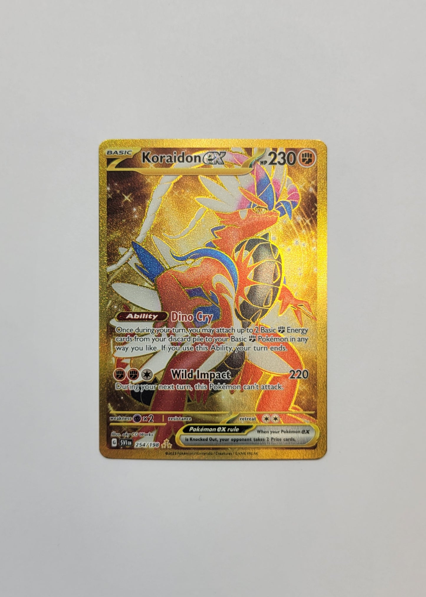 Koraidon ex 254/198 - Scarlet & Violet