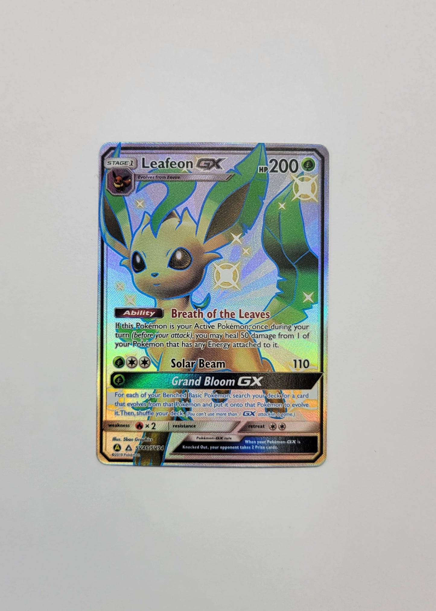Leafeon GX SV46/SV94 - Hidden Fates: Shiny Vault