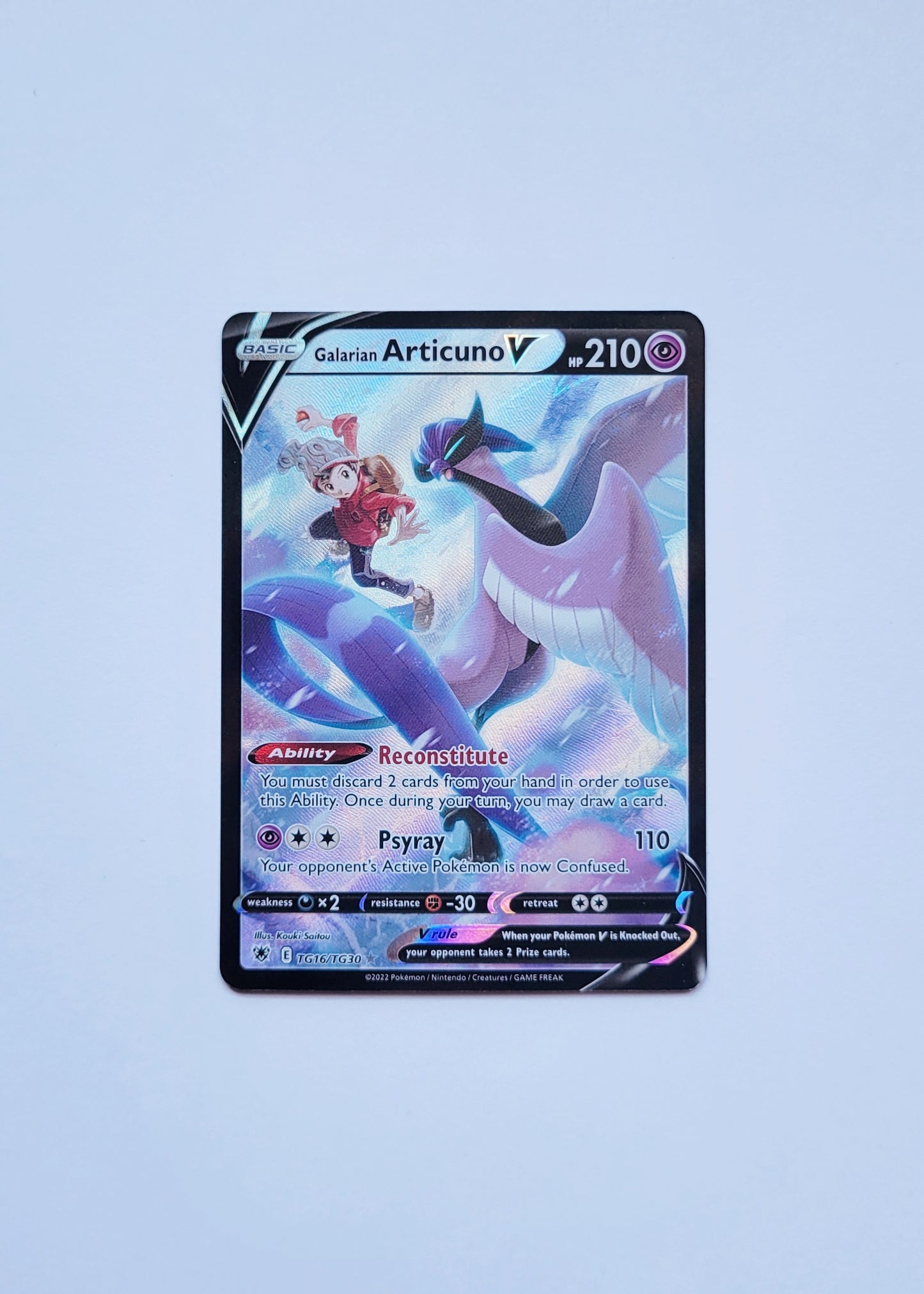 Galarian Articuno V TG16/TG30 - Astral Radiance: Trainer Gallery