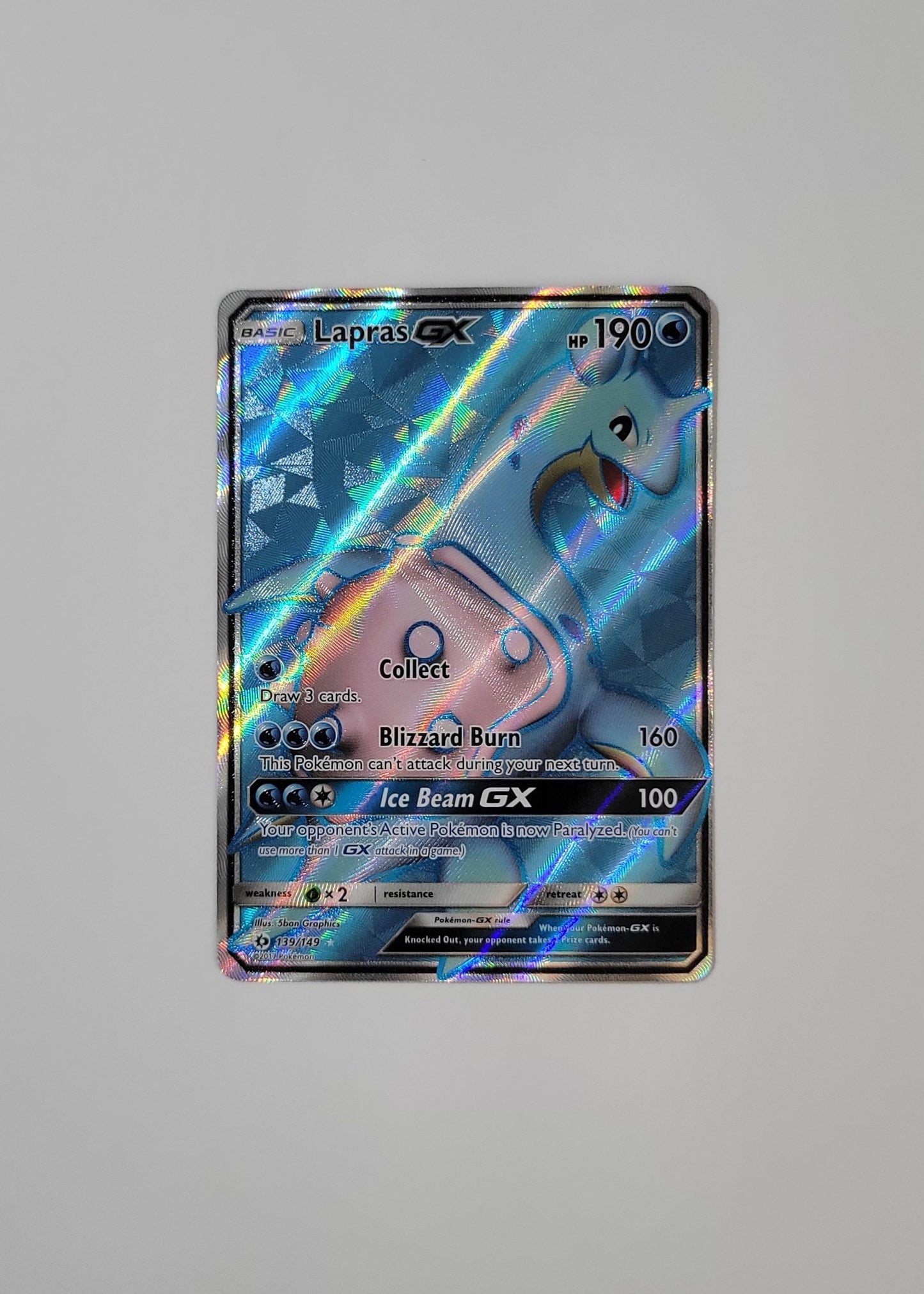 Lapras GX 129/149 - Sun & Moon Base Set
