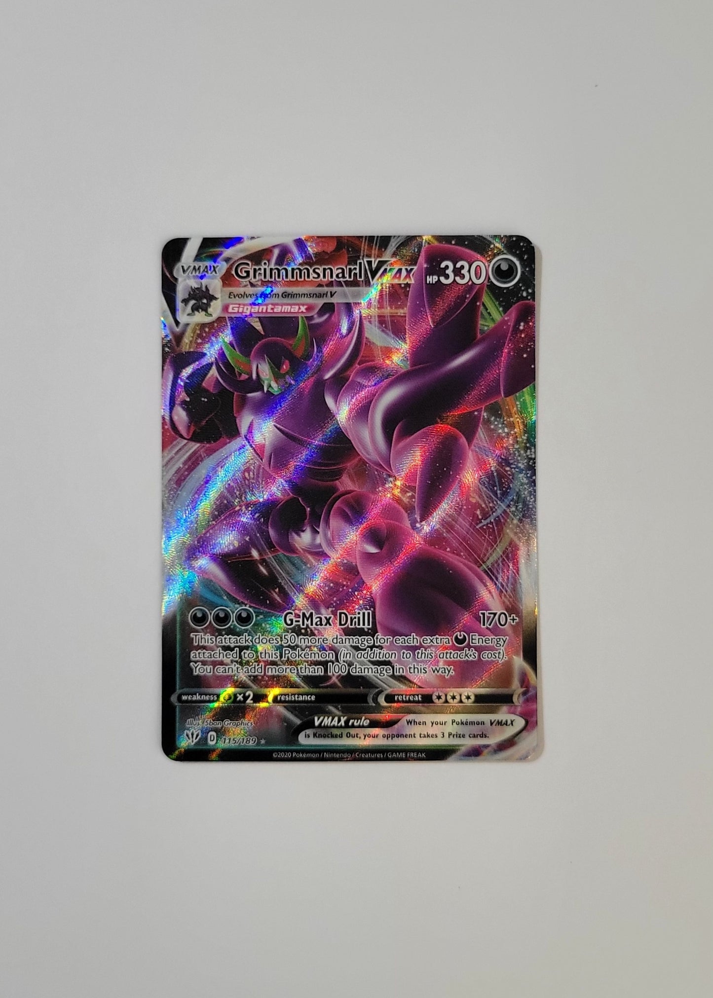 Grimmsnarl VMAX 115/189 - Darkness Ablaze