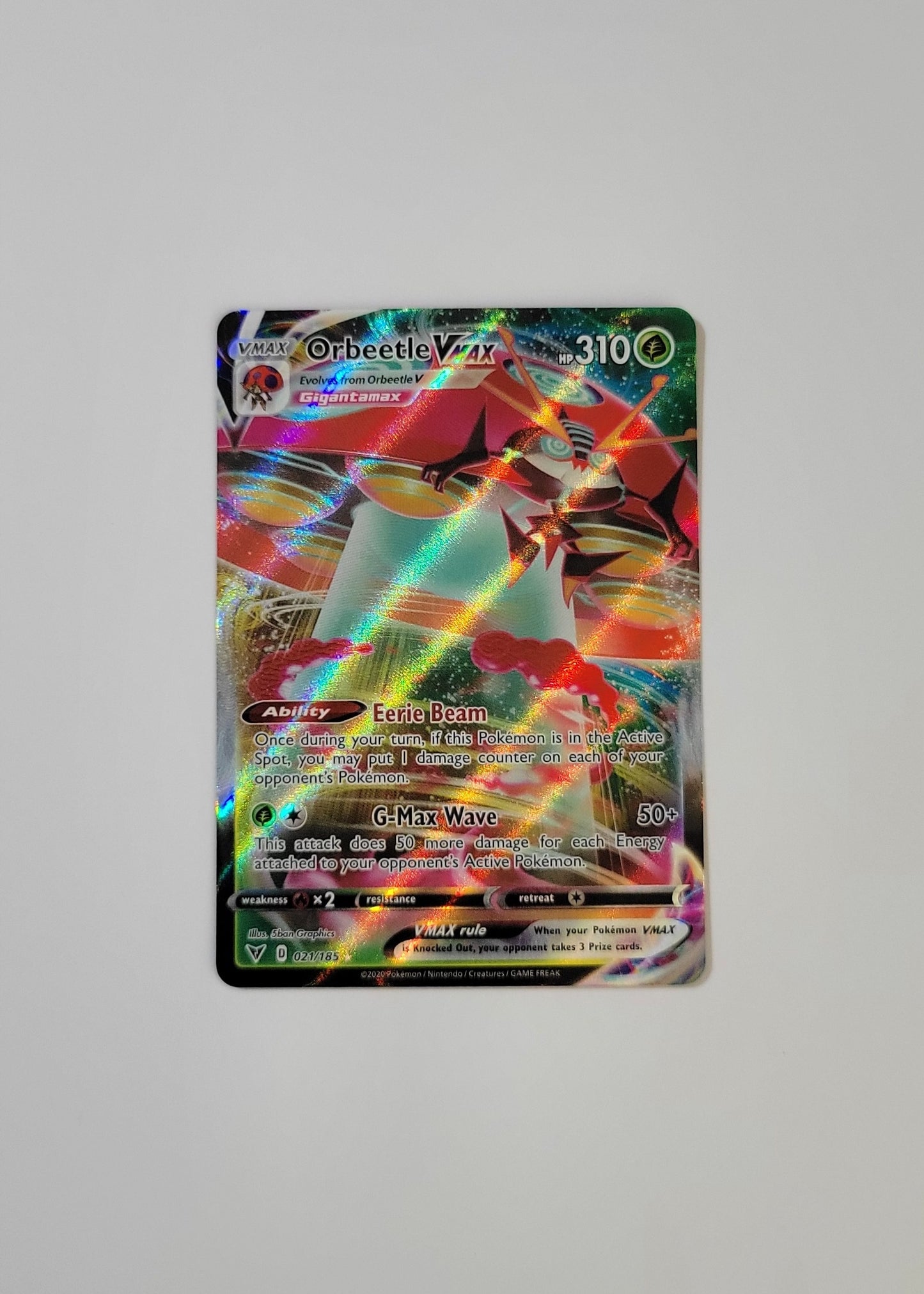 Orbeetle VMAX 021/185 - Vivid Voltage