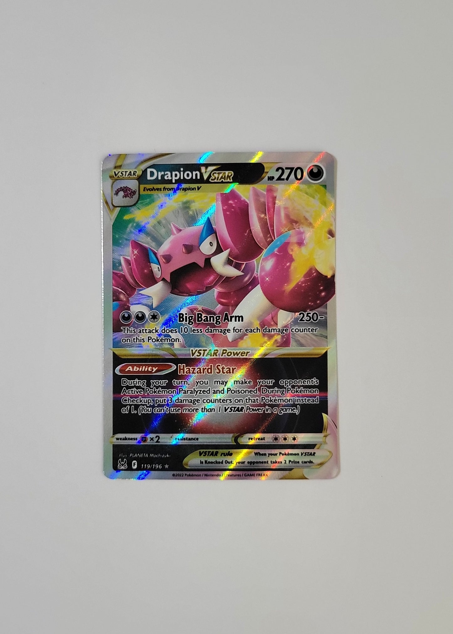 Drapion VSTAR 119/196 - Lost Origin