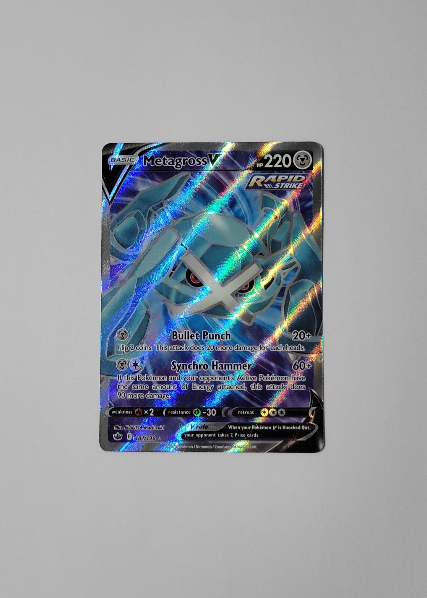 Metagross V 181/198 - Chilling Reign