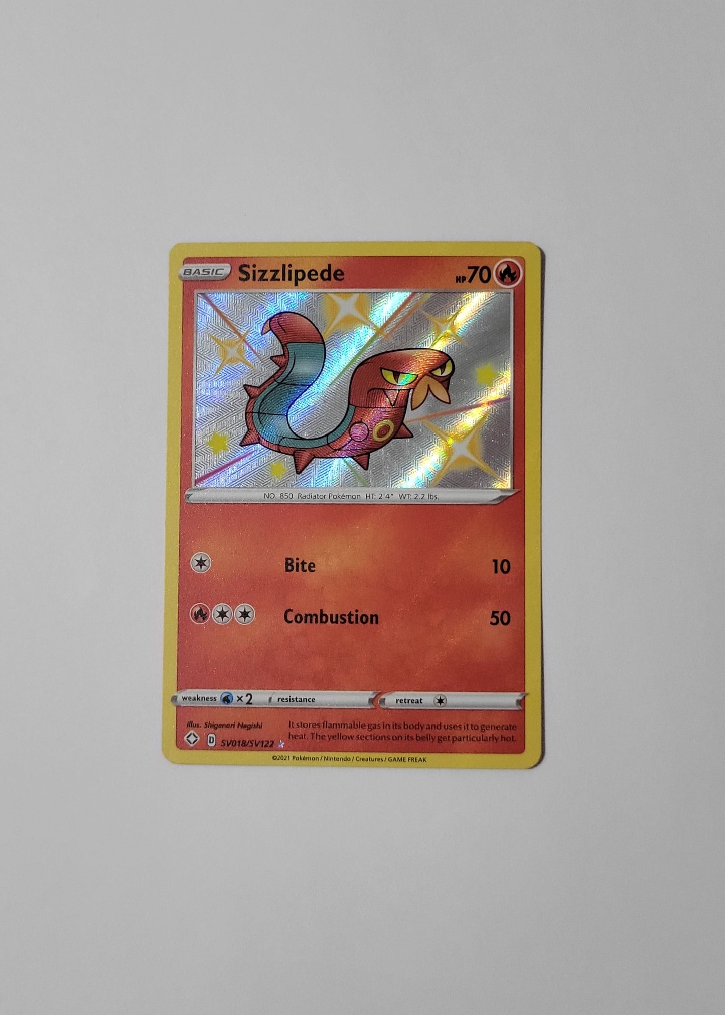 Sizzlipede SV018/SV122 - Shining Fates: Shiny Vault