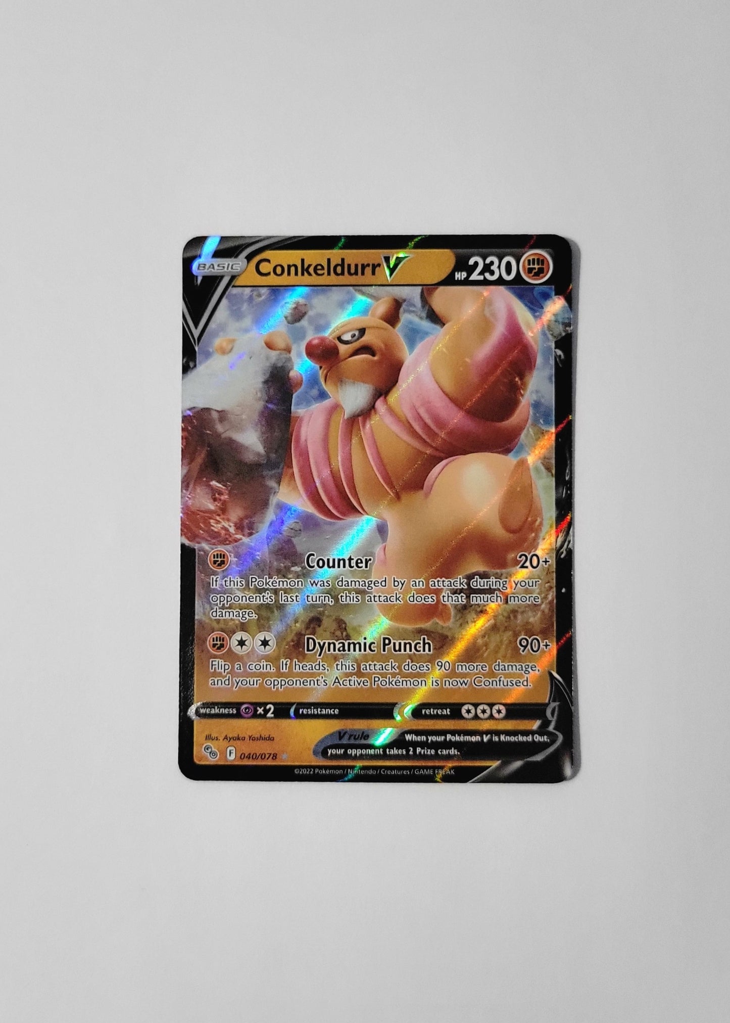 Conkeldurr V 040/078 - Pokémon Go