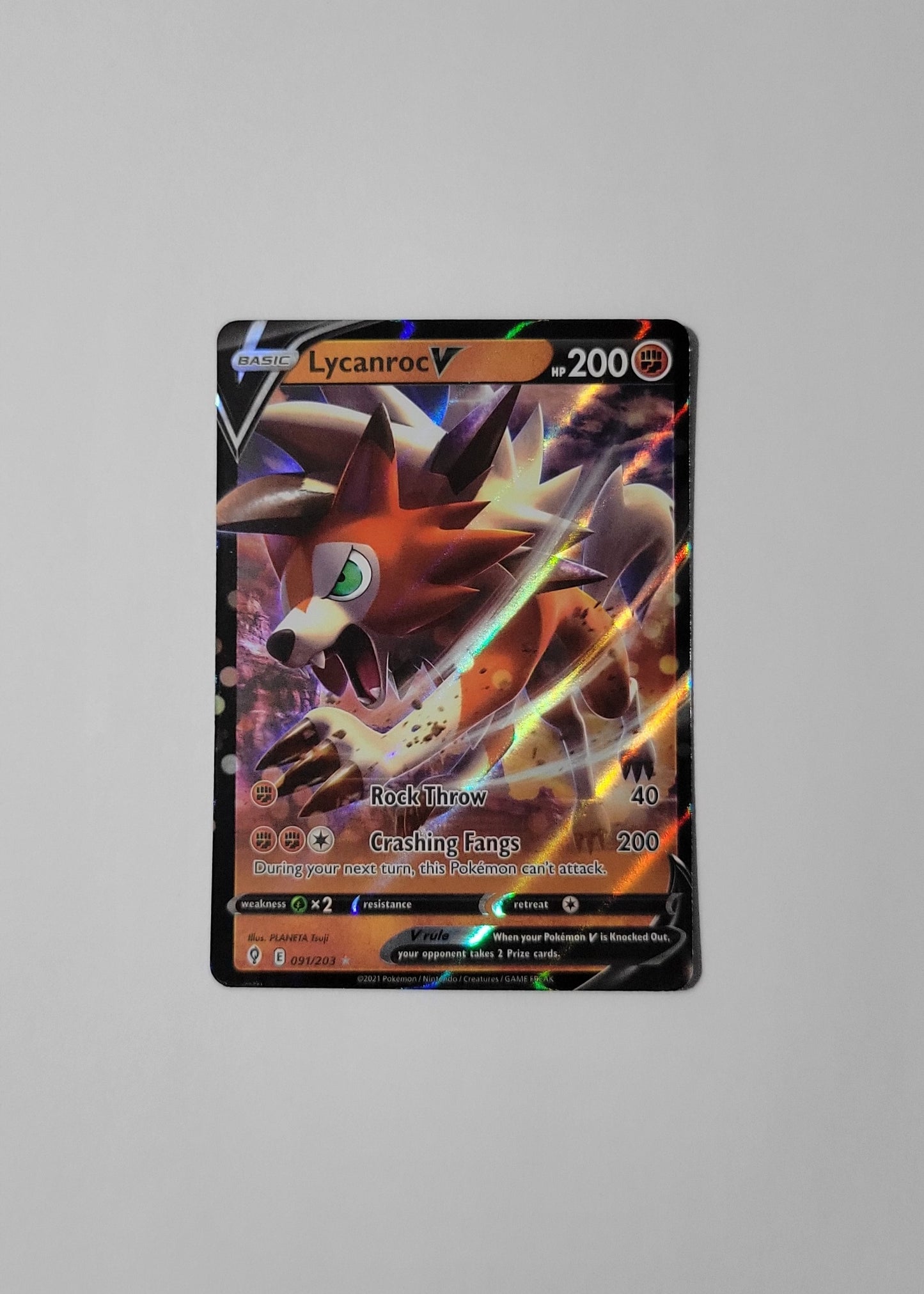 Lycanroc V 091/203 - Evolving Skies