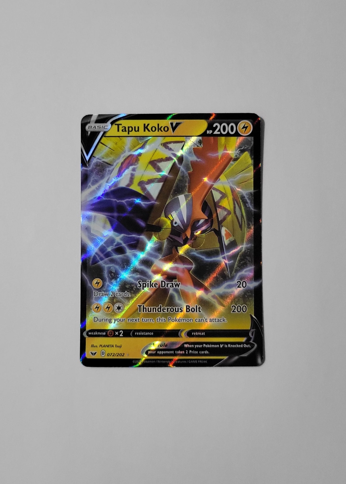 Tapu Koko V 072/202 - Sword & Shield
