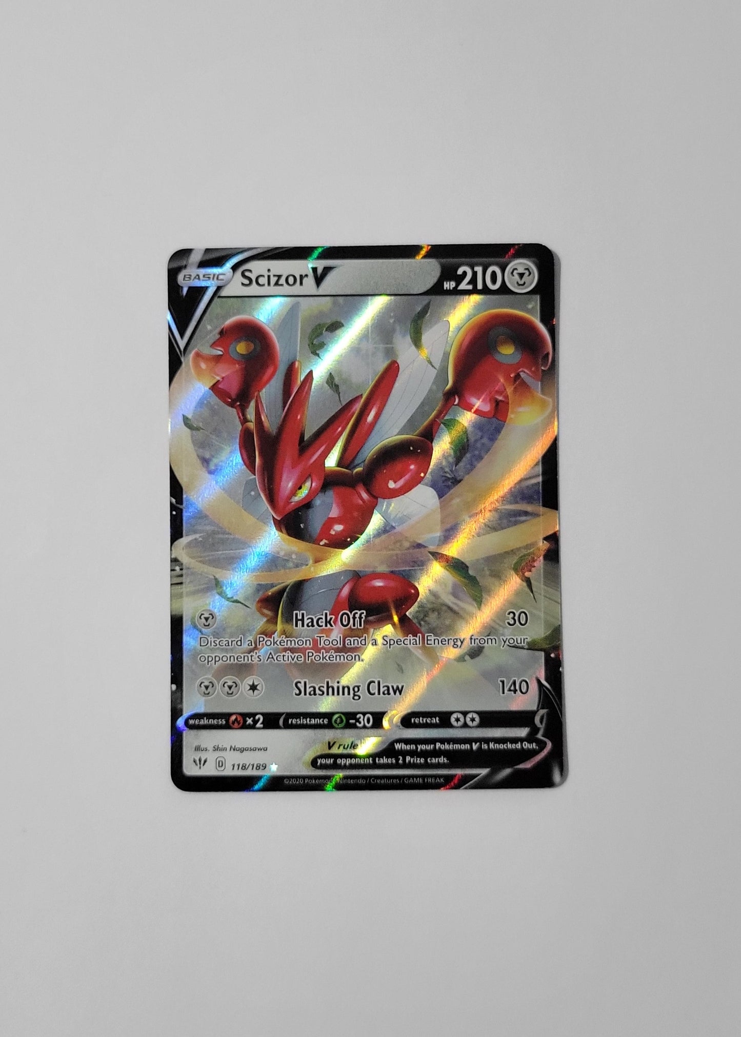 Scizor V 118/189 - Darkness Ablaze