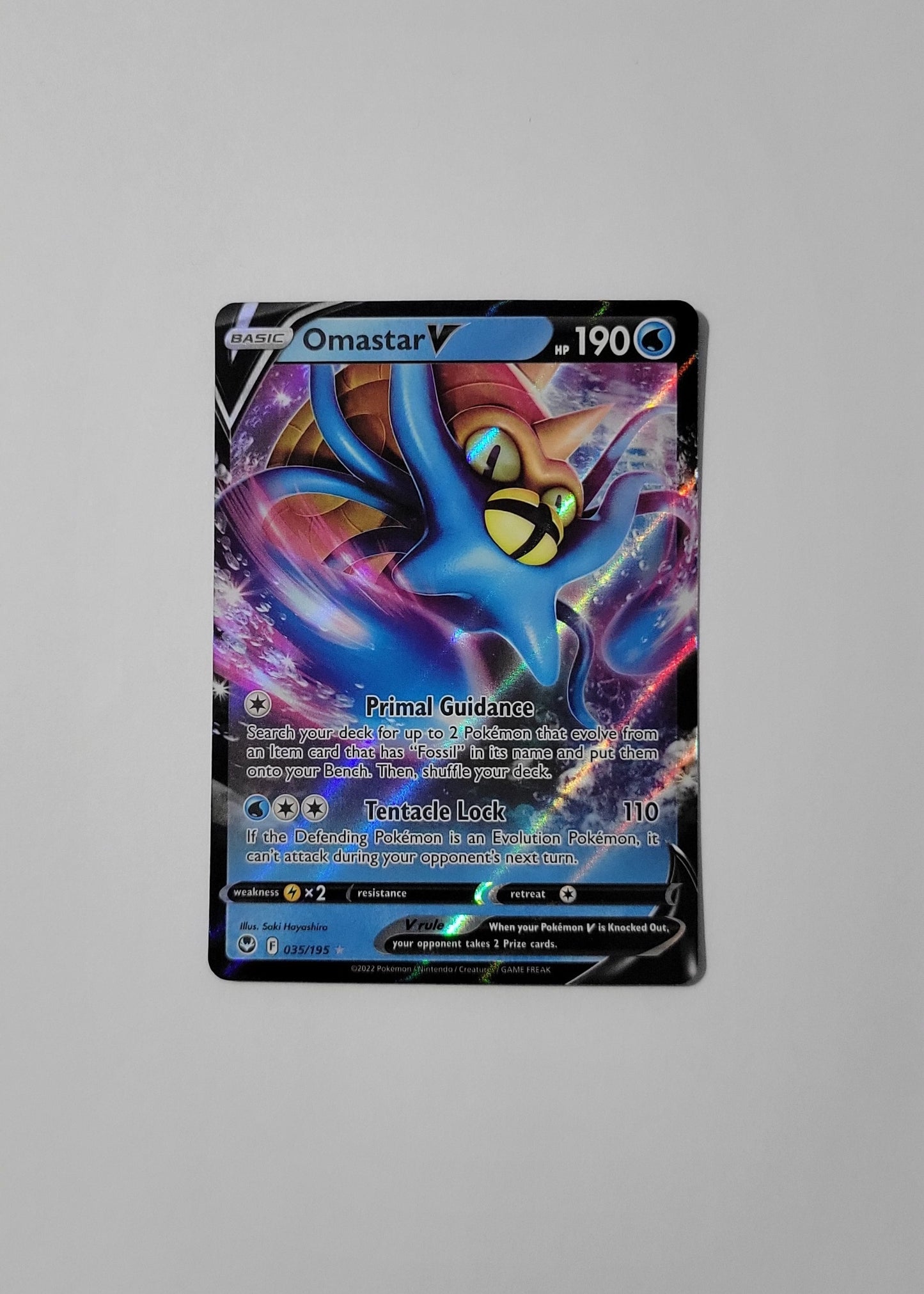 Omastar V 035/195 - Silver Tempest