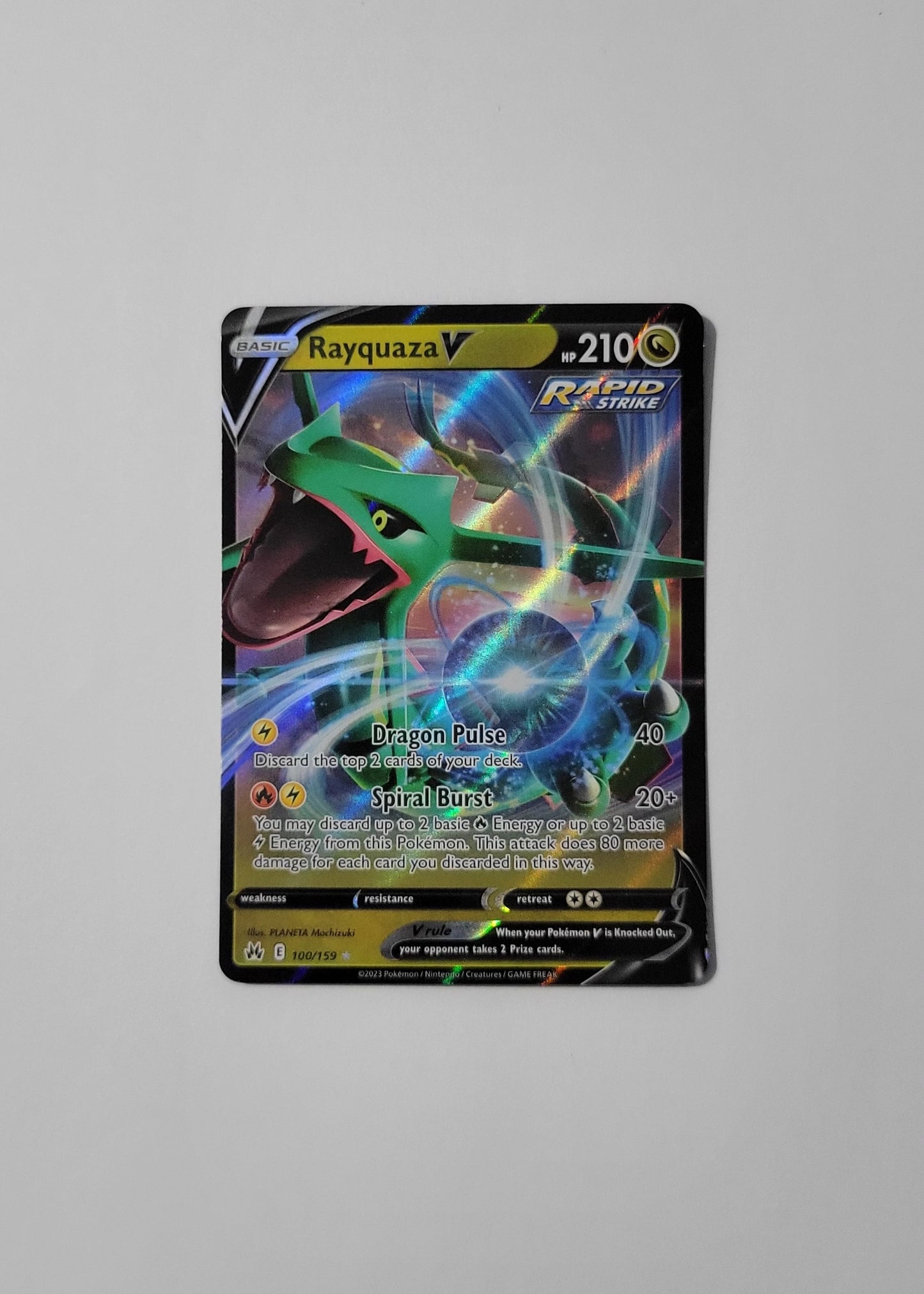 Rayquaza V 100/159 - Crown Zenith