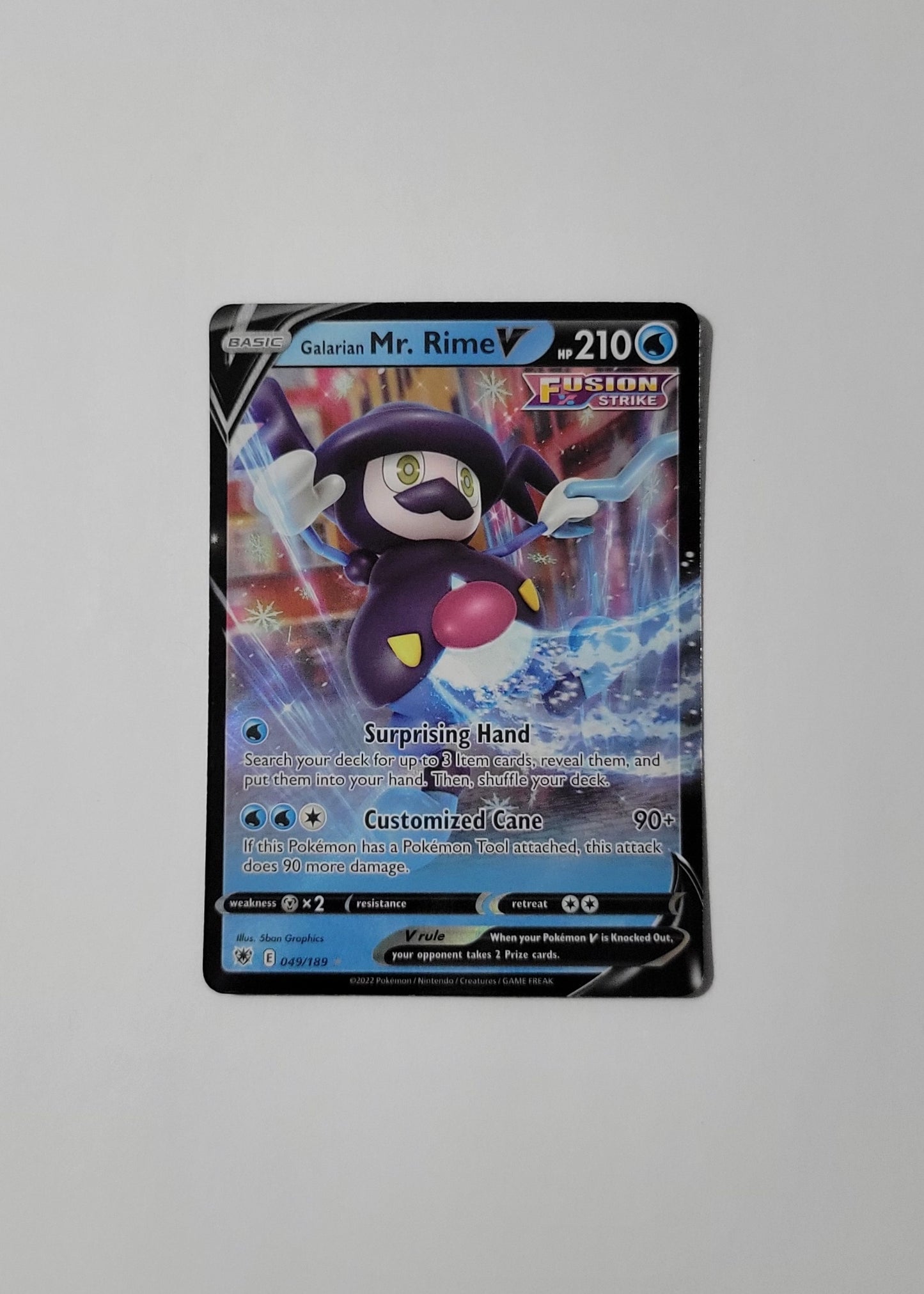 Galarian Mr. Rime V 049/189 - Astral Radiance