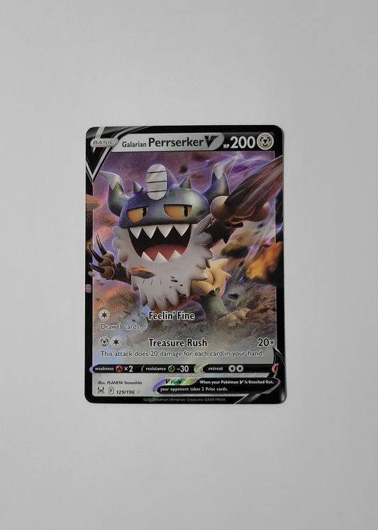 Galarian Perrserker V 129/196 - Lost Origin
