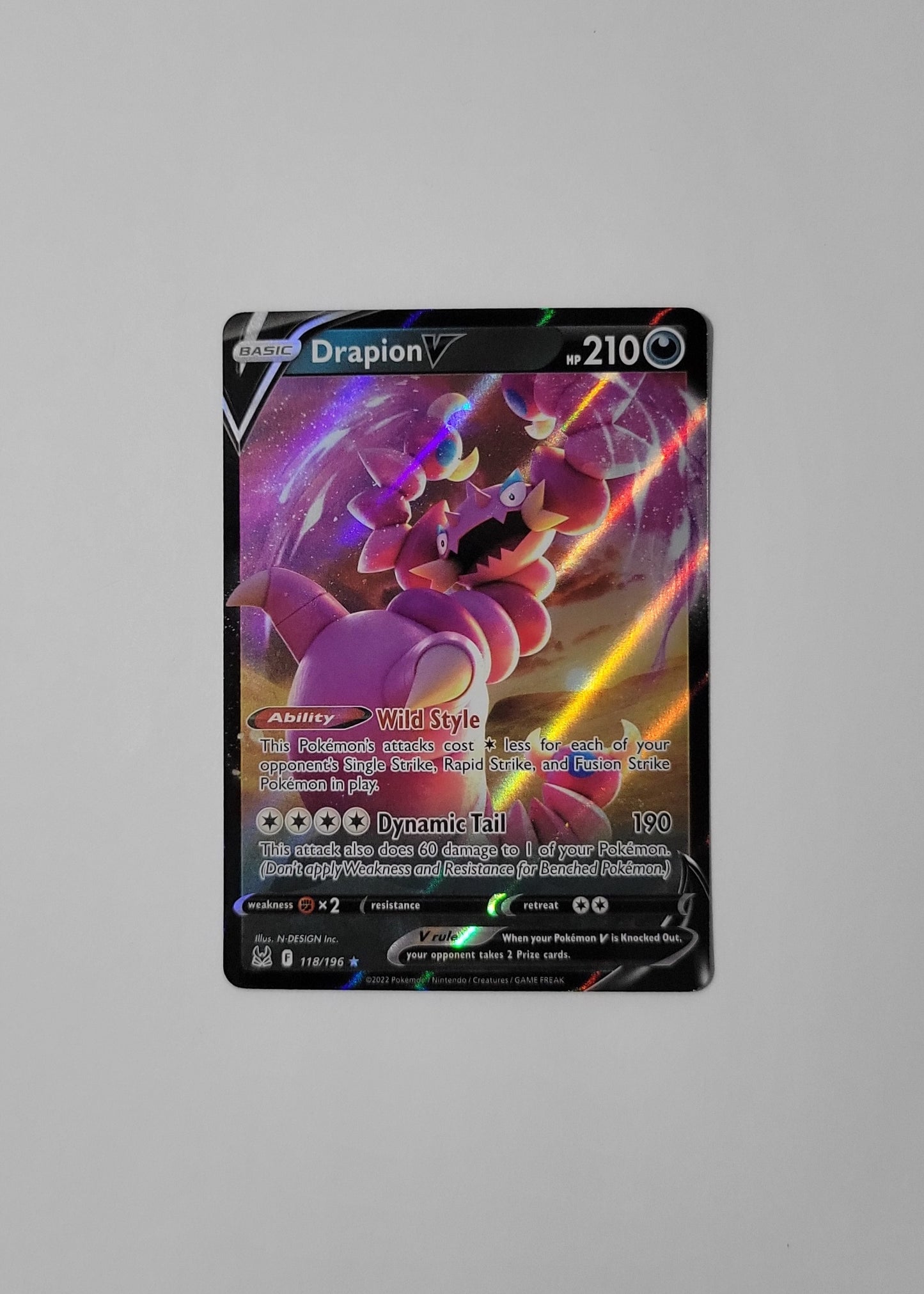 Drapion V 118/196 - Lost Origin