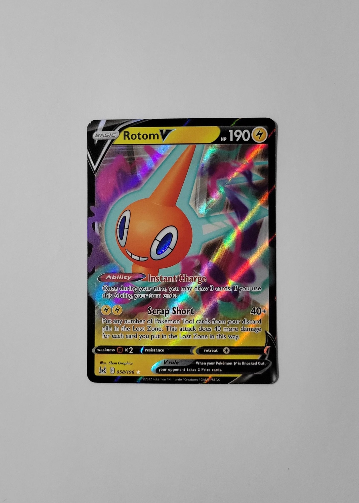 Rotom V 058/196 - Lost Origin