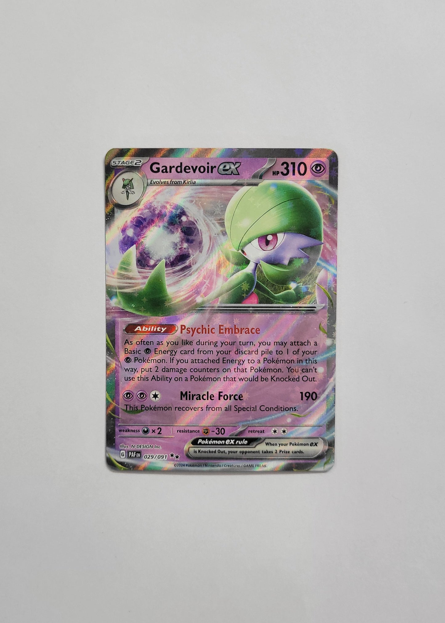 Gardevoir ex 029/091 - Paldean Fates