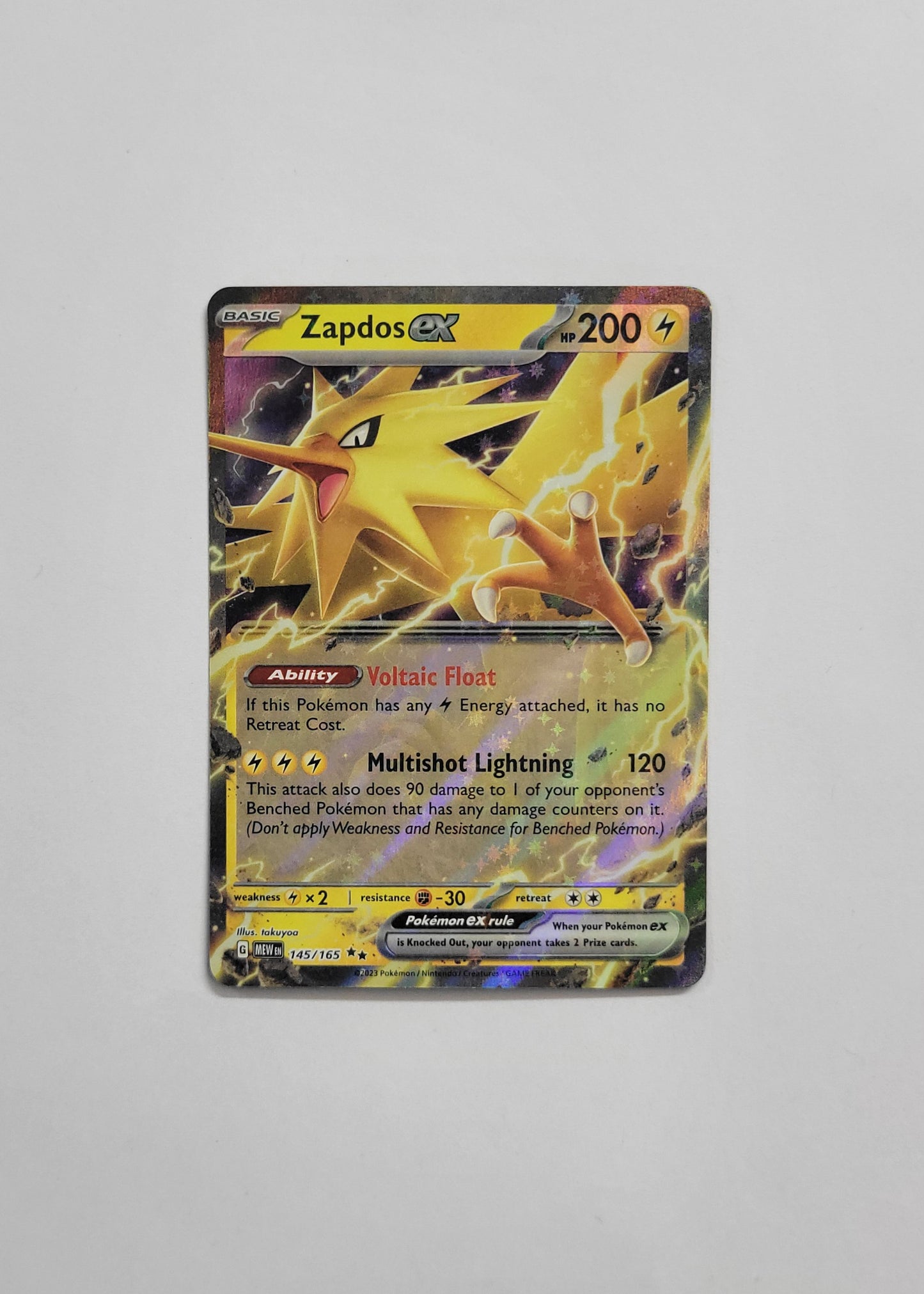 Zapdos ex 145/165 - 151