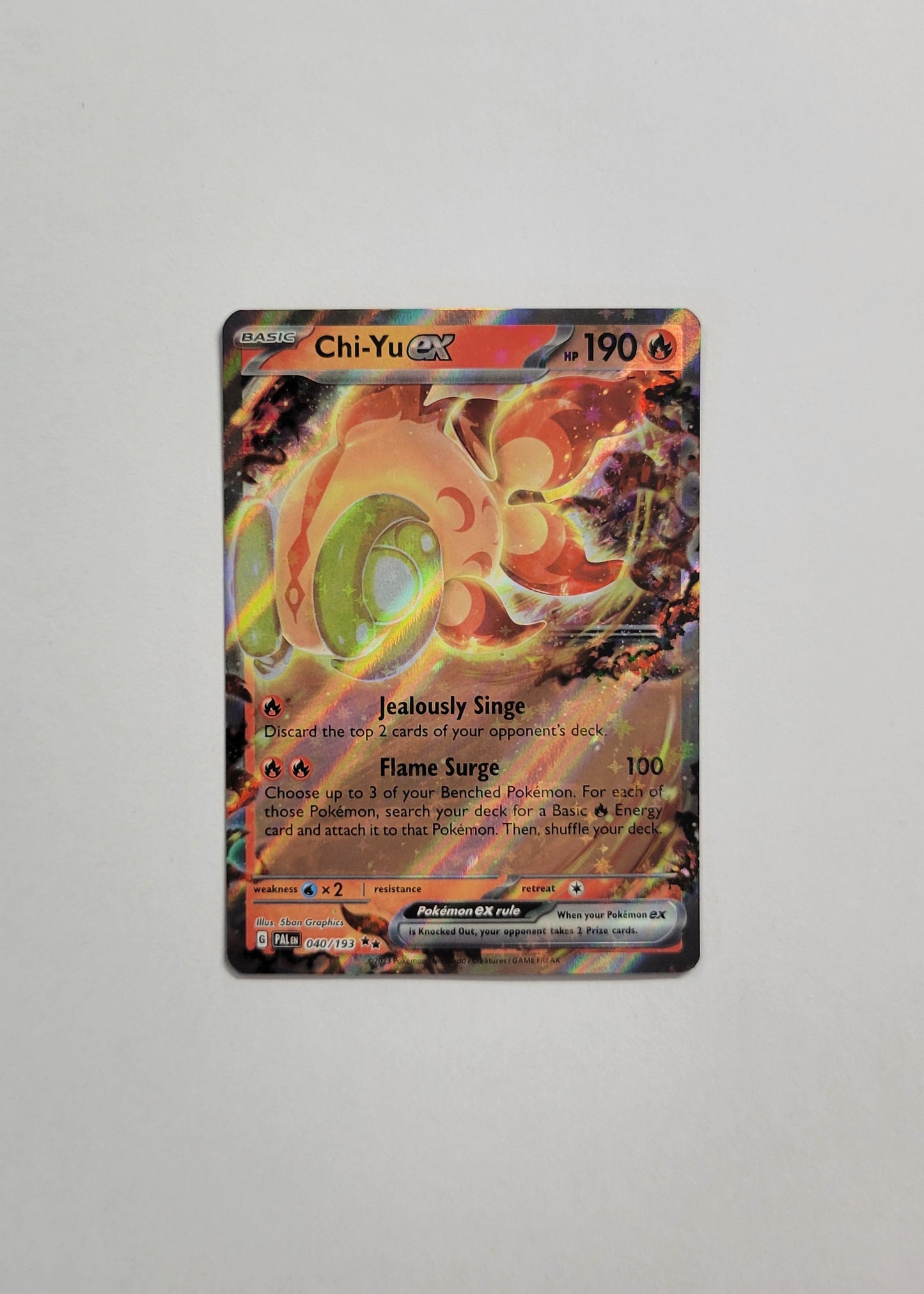 Chi-Yu ex 040/193 - Paldea Evolved