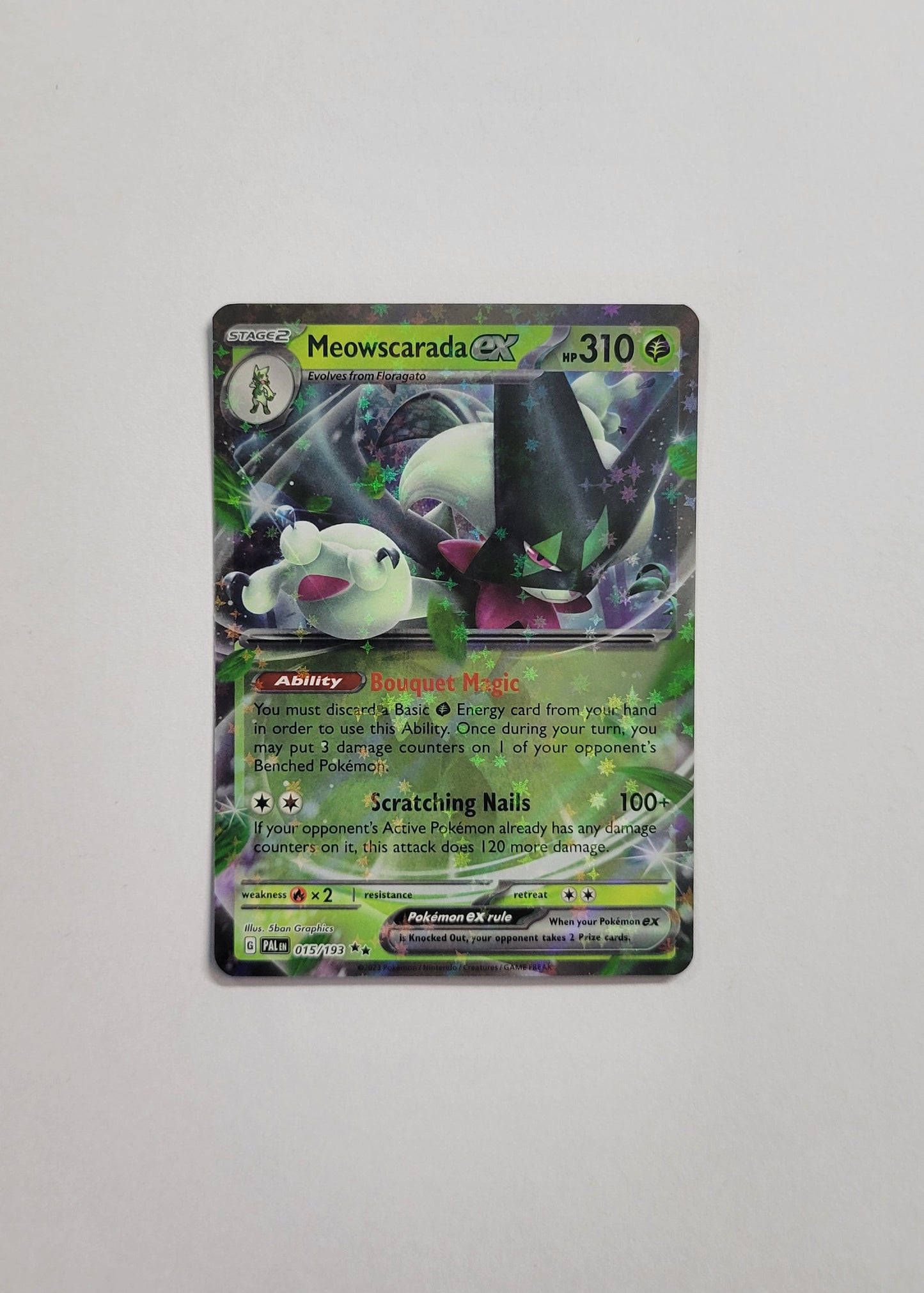 Meowscarada ex 015/193 - Paldea Evolved