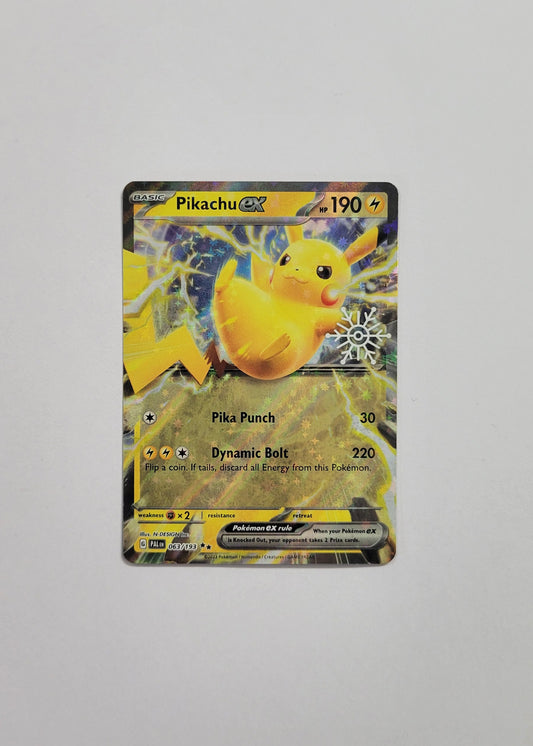 Pikachu ex 063/193 - Holiday Calendar