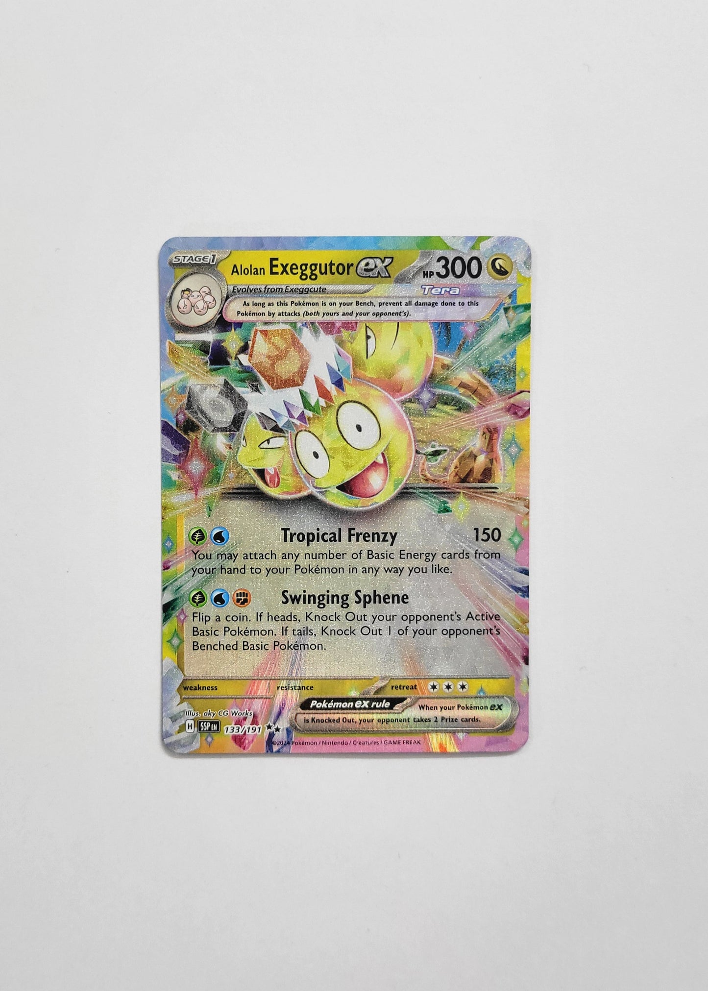 Alolan Exeggutor ex 133/191 - Surging Sparks