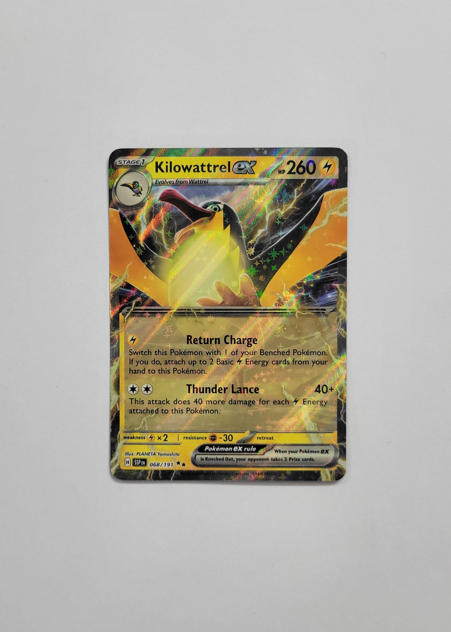 Kilowattrel ex 068/191 - Surging Sparks