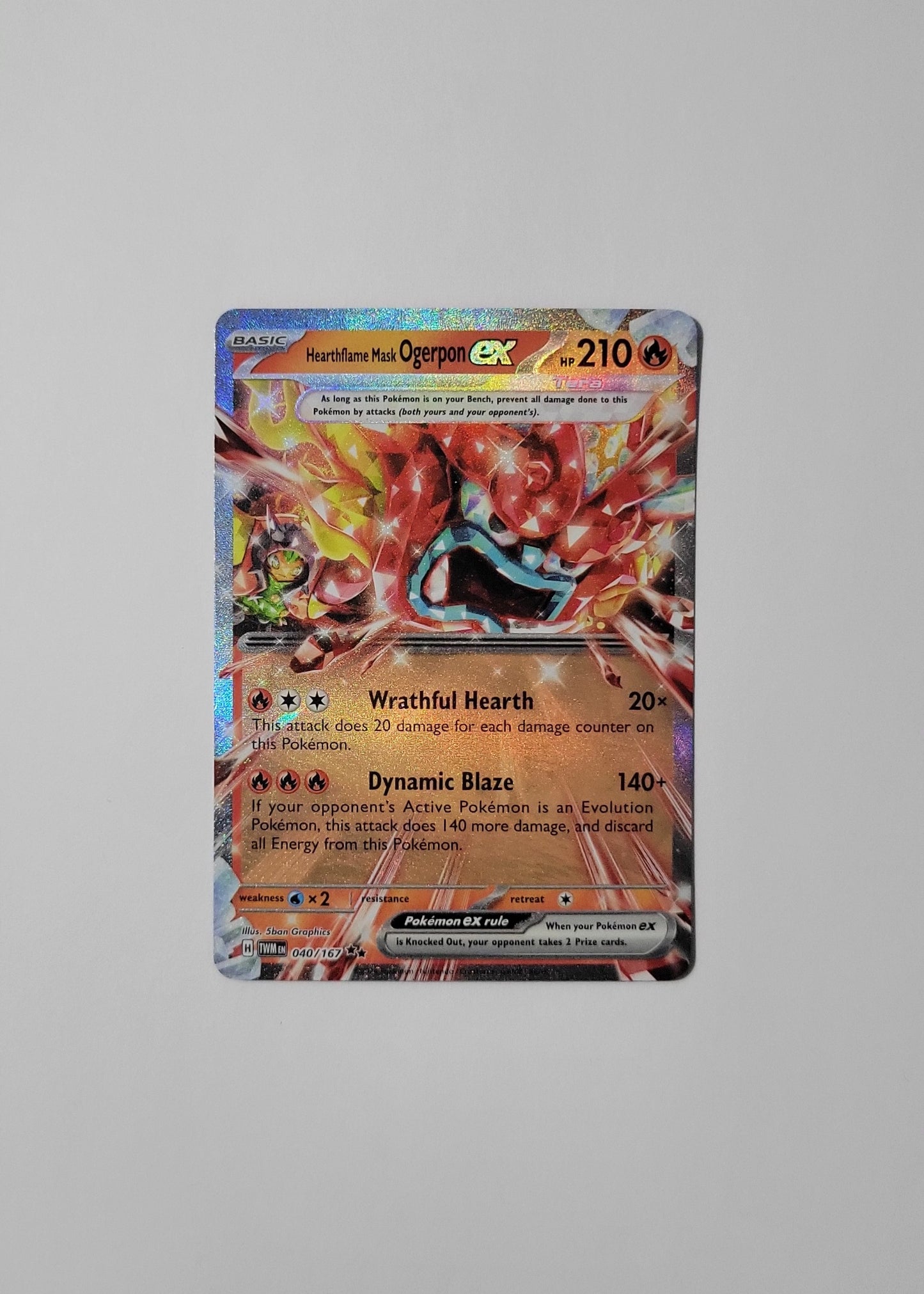 Hearthflame Mask Ogerpon ex 040/167 - Twilight Masquerade