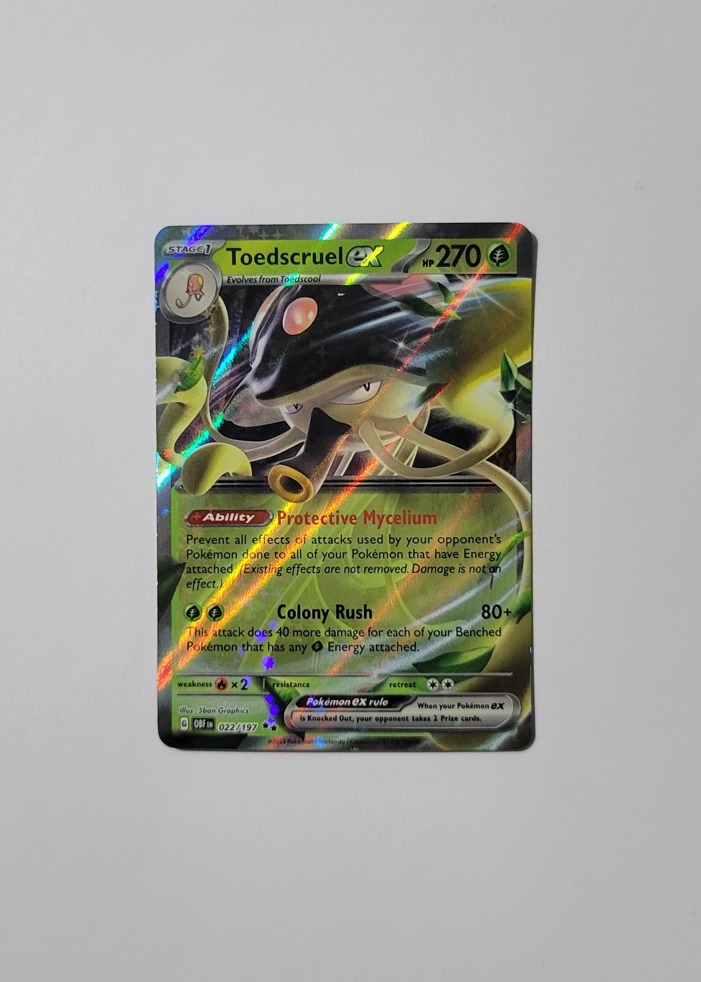 Toedscruel ex 022/197 - Obsidian Flames